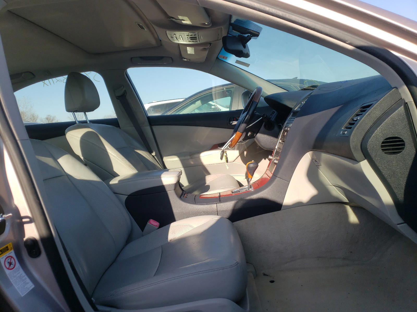 Photo 5 from auction – 2007 LEXUS ES 350 with VIN JTHBJ46G972003509