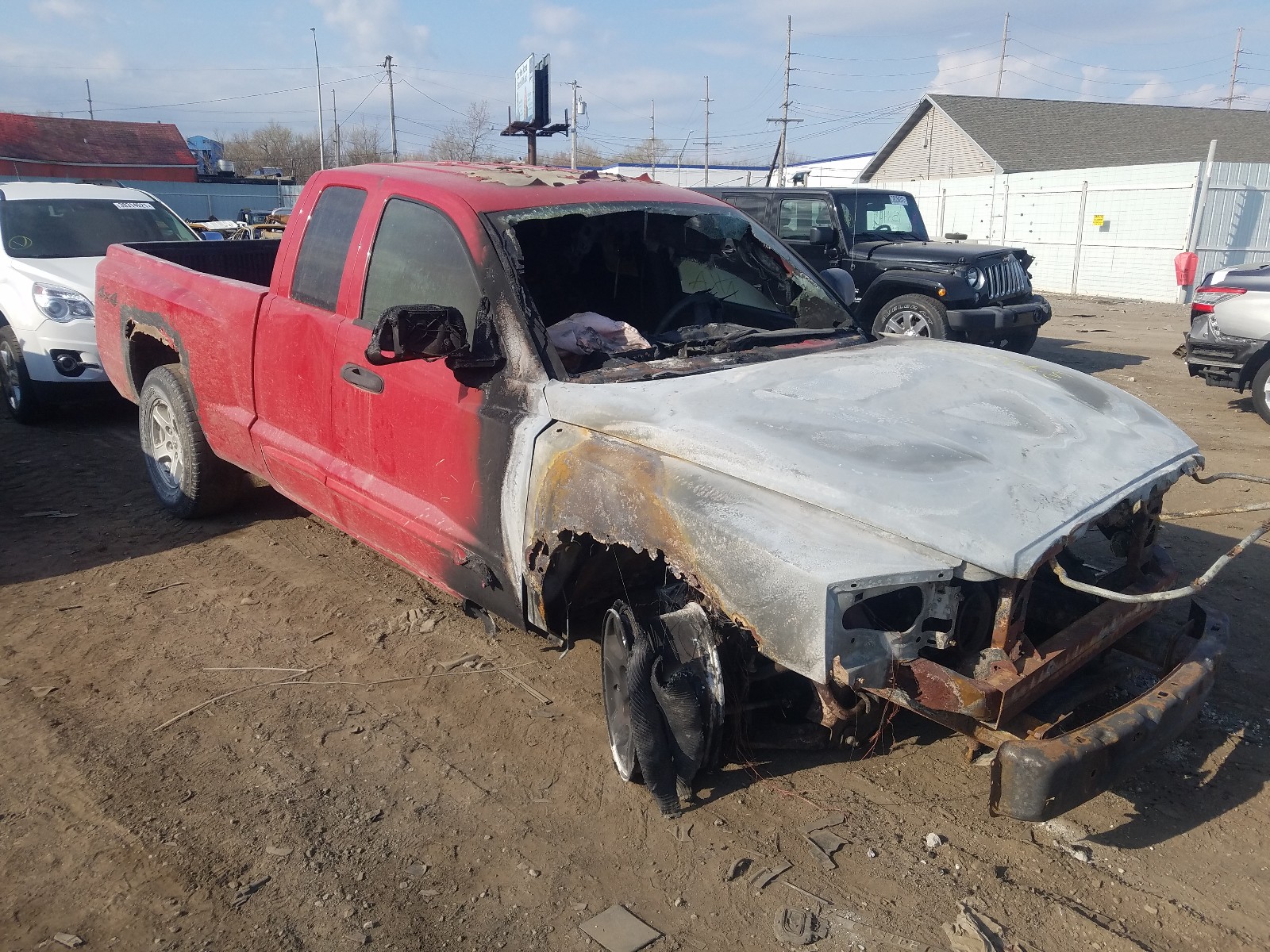 Photo 1 from auction – 2005 DODGE DAKOTA SLT with VIN 1D7HW42N35S200101