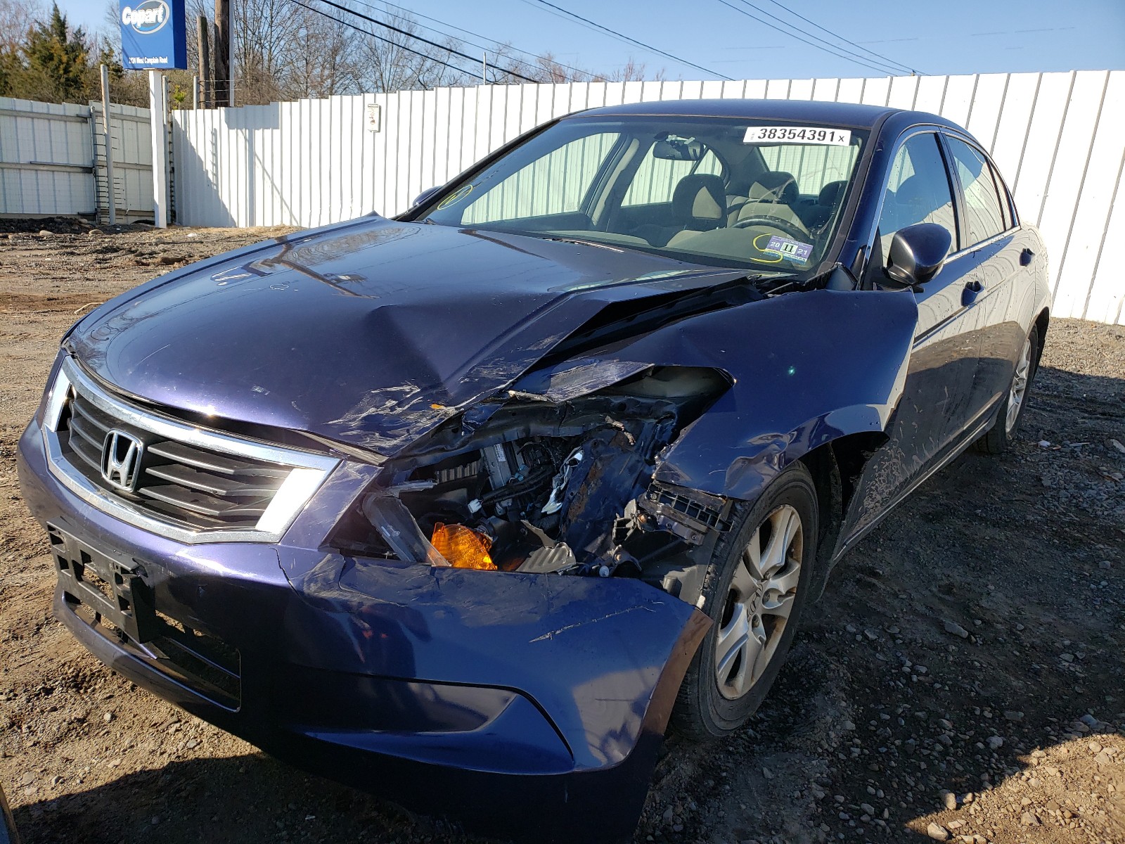 Photo 9 from auction – 2010 HONDA ACCORD LXP with VIN 1HGCP2F49AA066963