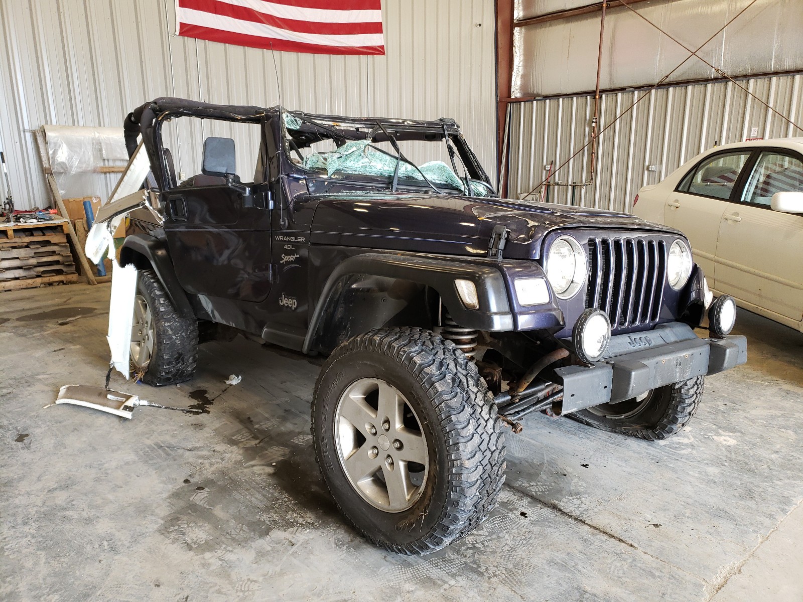 Photo 1 from auction – 1999 JEEP WRANGLER / with VIN 1J4FY19S1XP433867