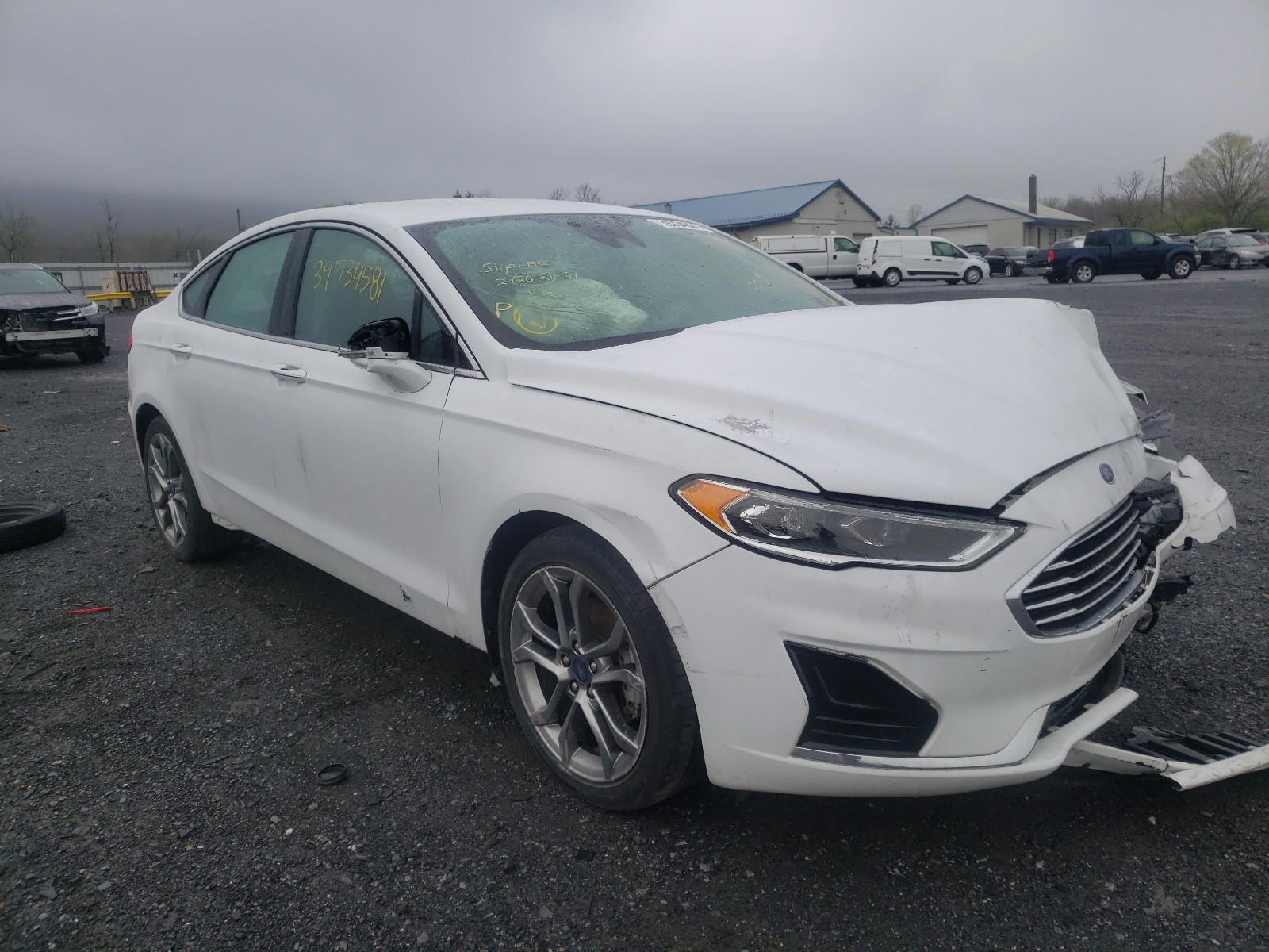 FORD FUSION SEL 2019 with VIN 3FA6P0CD8KR181751 - Photo from auction