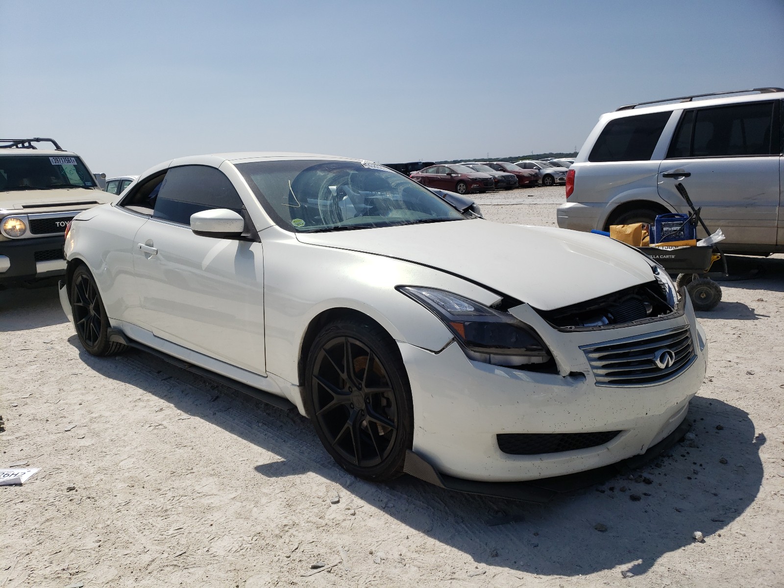 Photo 1 from auction – 2009 INFINITI G37 BASE with VIN JNKCV66E19M721632