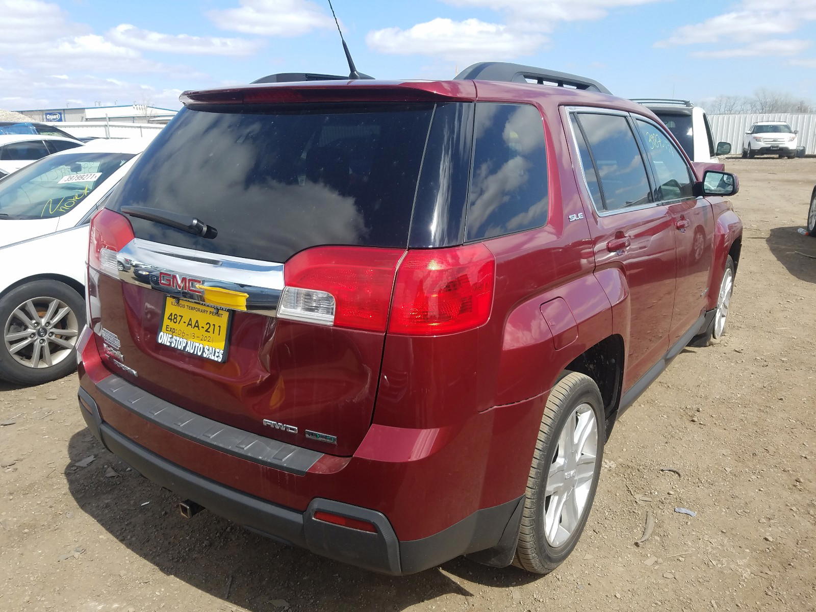 Photo 4 from auction – 2012 GMC TERRAIN SL with VIN 2GKFLTEK6C6230557