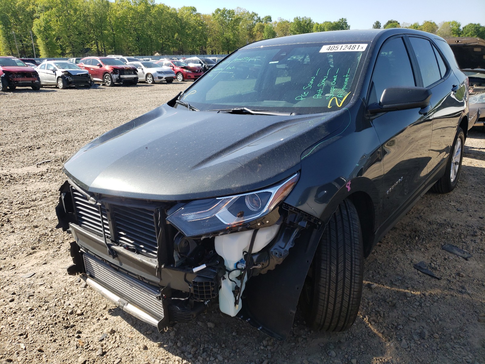 Photo 2 from auction – 2020 CHEVROLET EQUINOX LS with VIN 3GNAXHEV9LS639968