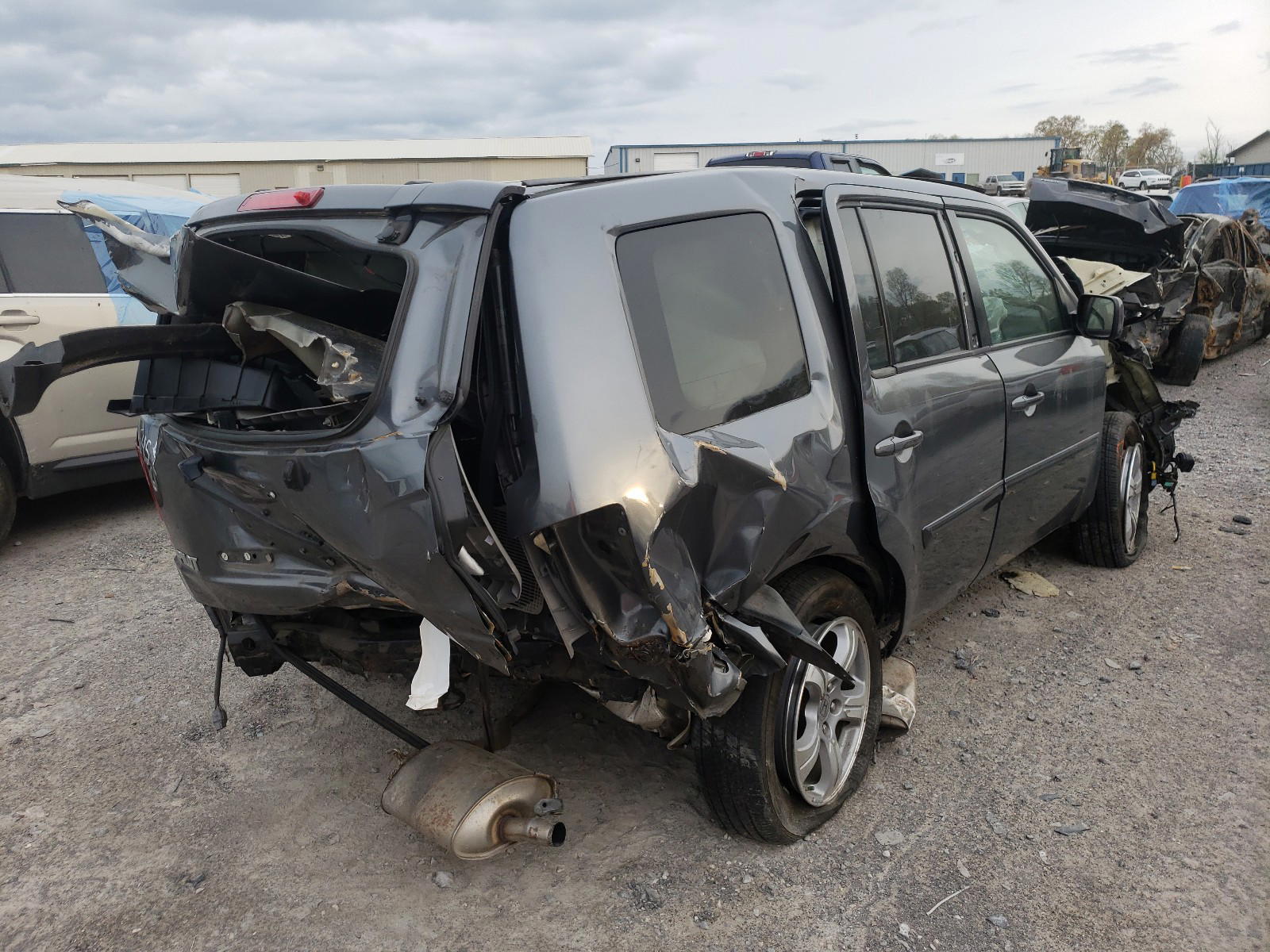 Photo 4 from auction – 2012 HONDA PILOT EXL with VIN 5FNYF3H60CB015454