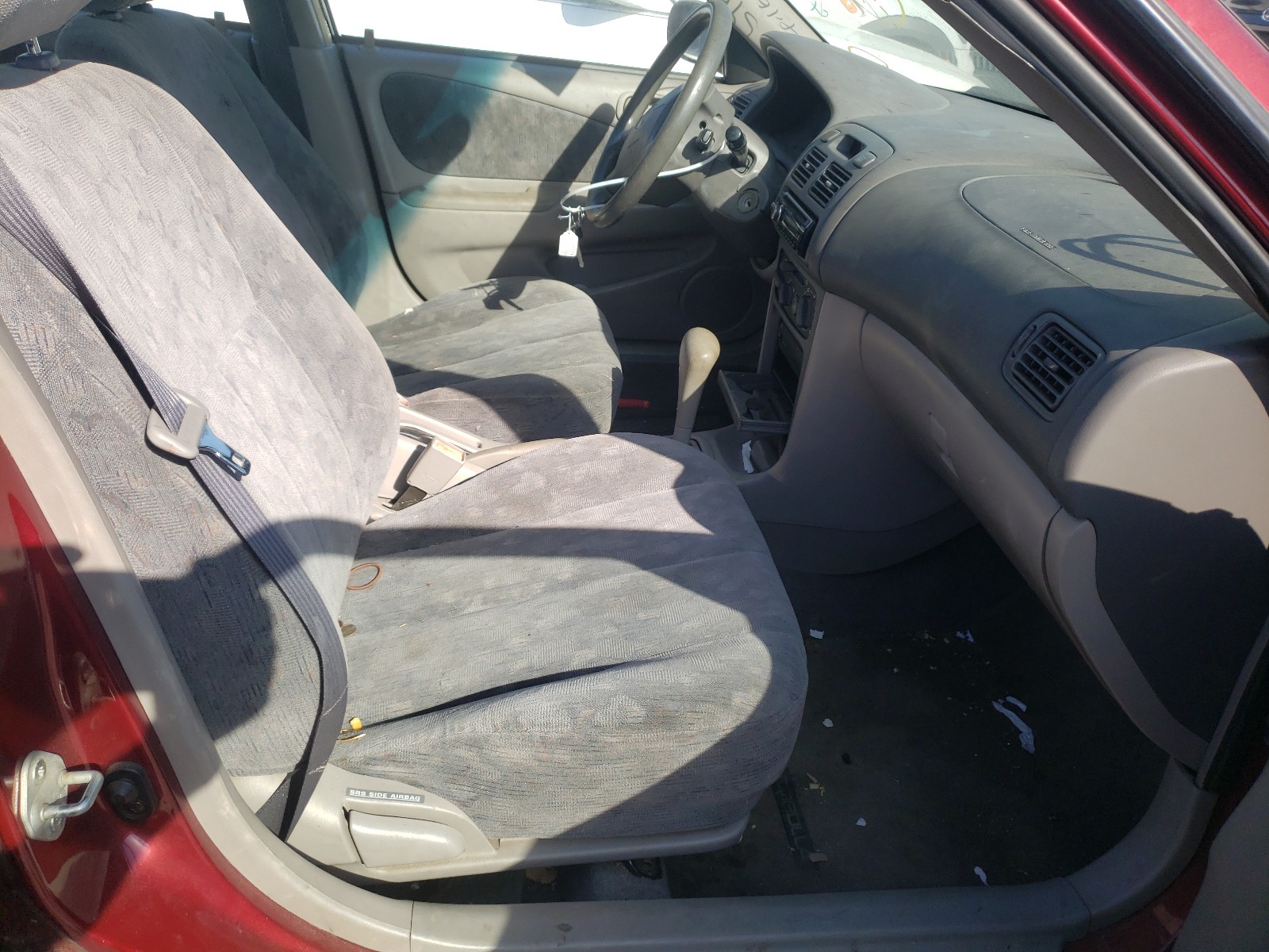 Photo 5 from auction – 2000 TOYOTA COROLLA VE with VIN 2T1BR18E7YC365135
