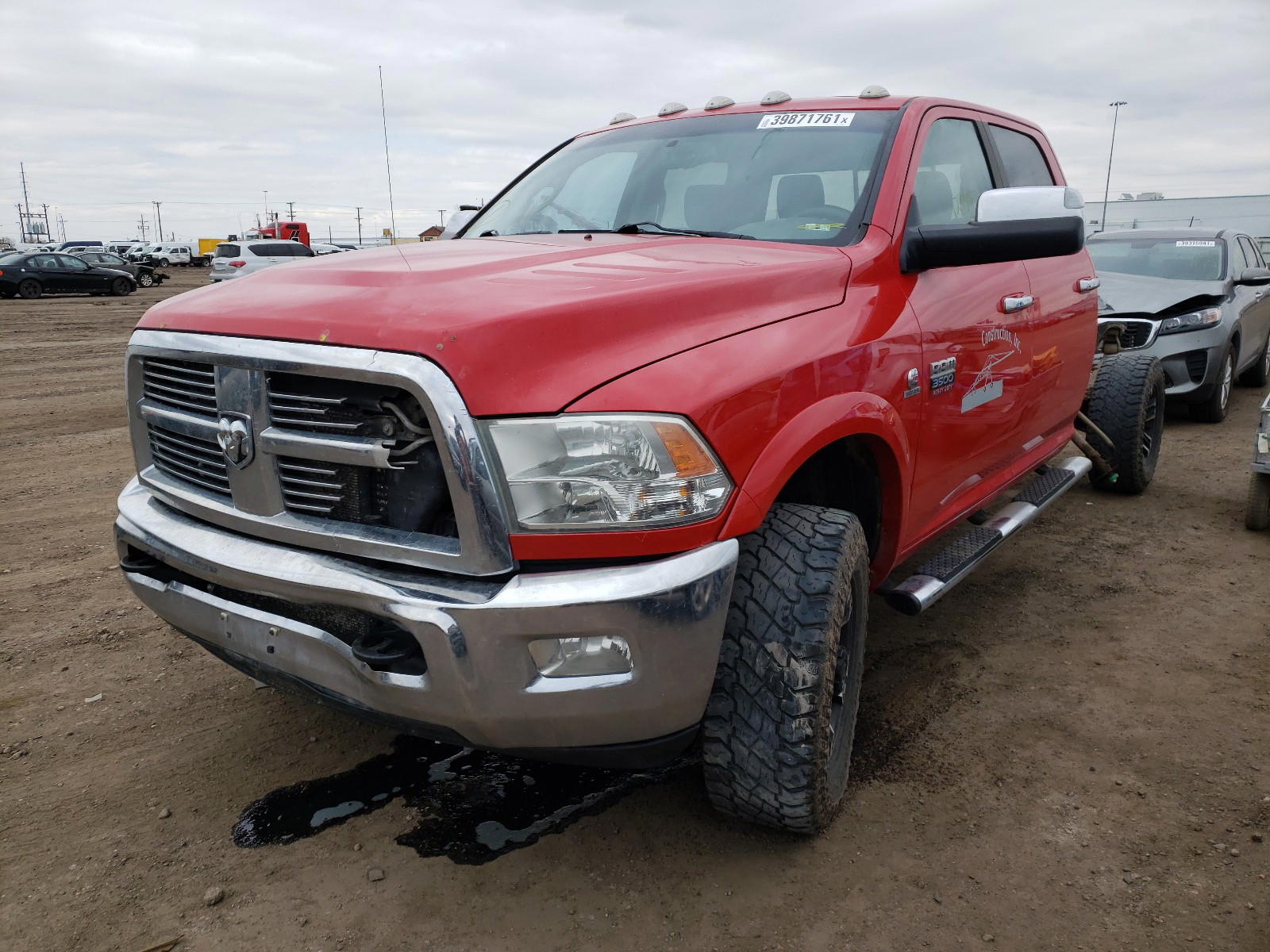 Photo 2 from auction – 2012 DODGE RAM 3500 L with VIN 3C6UD5MLXCG266091