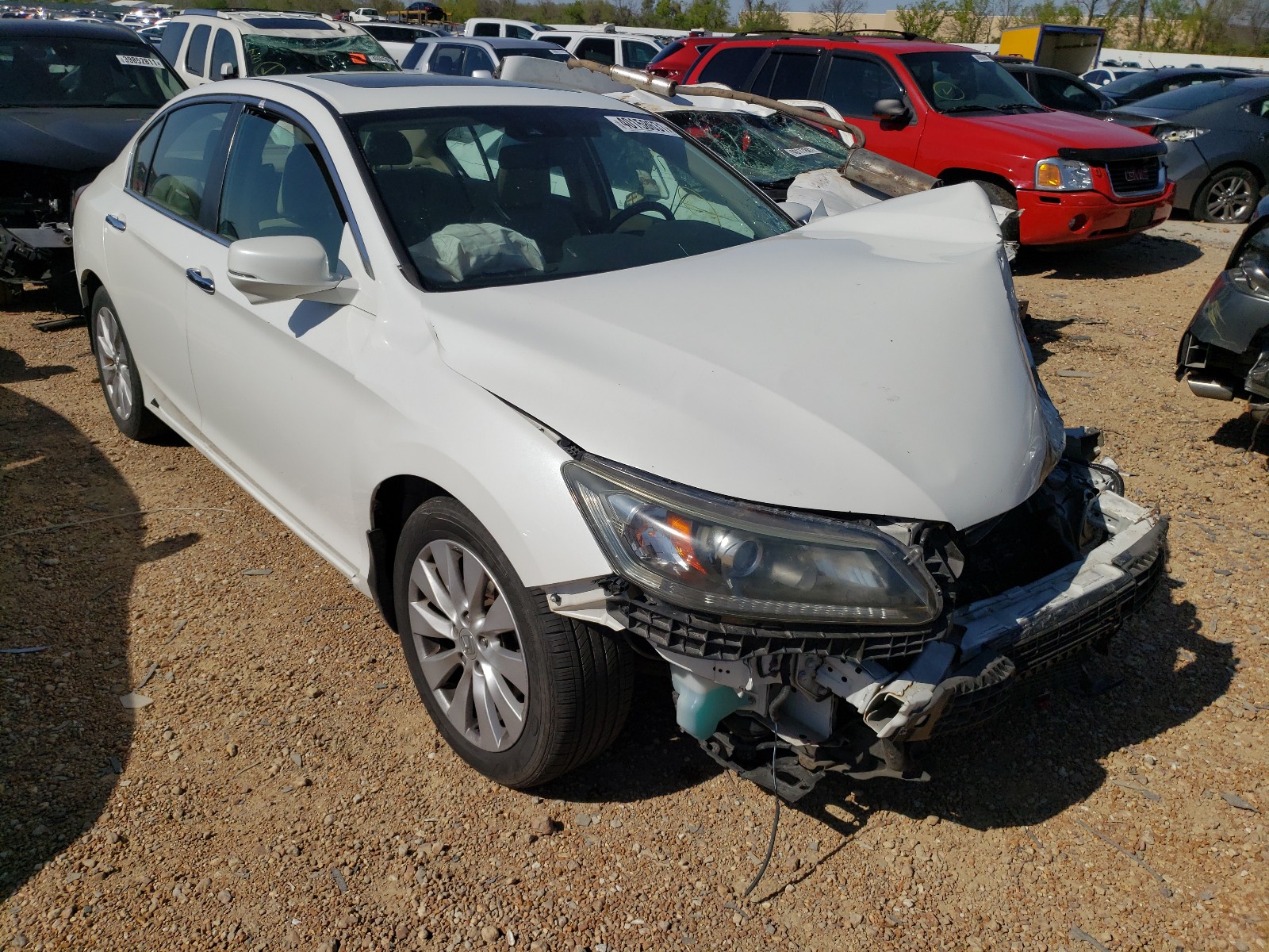 HONDA ACCORD EXL 2014 with VIN 1HGCR2F82EA101149 - Photo from auction