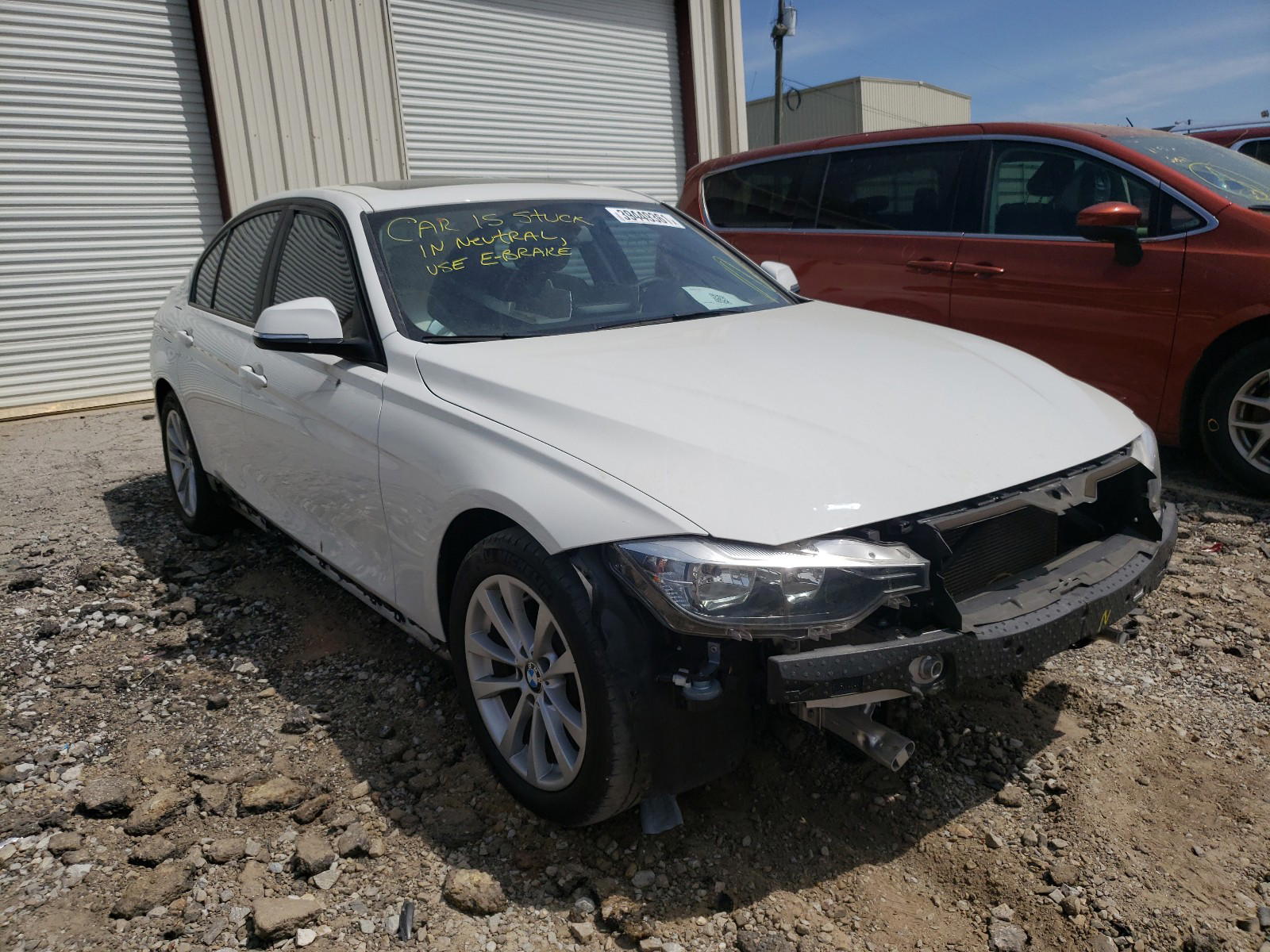 BMW 320 I 2017 with VIN WBA8A9C56HK619954 - Photo from auction