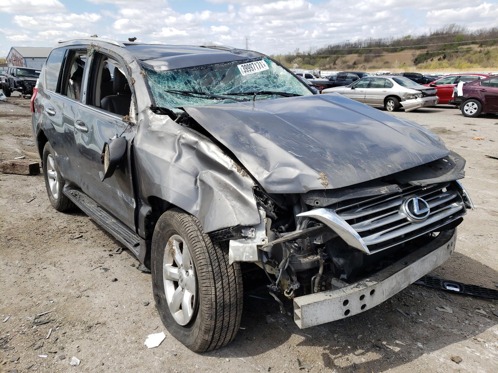 LEXUS GX 460 2011 with VIN JTJBM7FX1B5026975 - Photo from auction