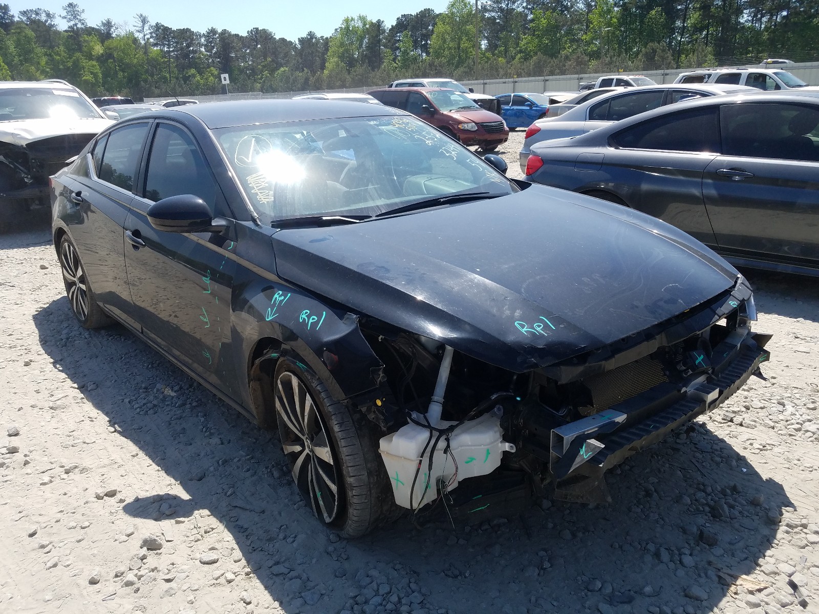 NISSAN ALTIMA SR 2019 with VIN 1N4BL4CV8KC123244 - Photo from auction