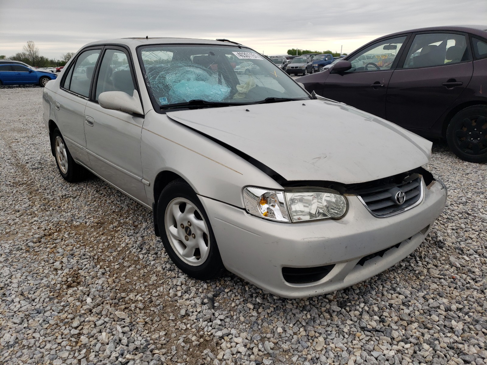 TOYOTA COROLLA CE 2002 with VIN 1NXBR12EX2Z615434 - Photo from auction