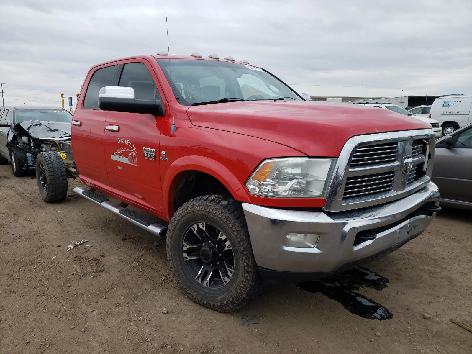 DODGE RAM 3500 L 2012 with VIN 3C6UD5MLXCG266091 - Photo from auction