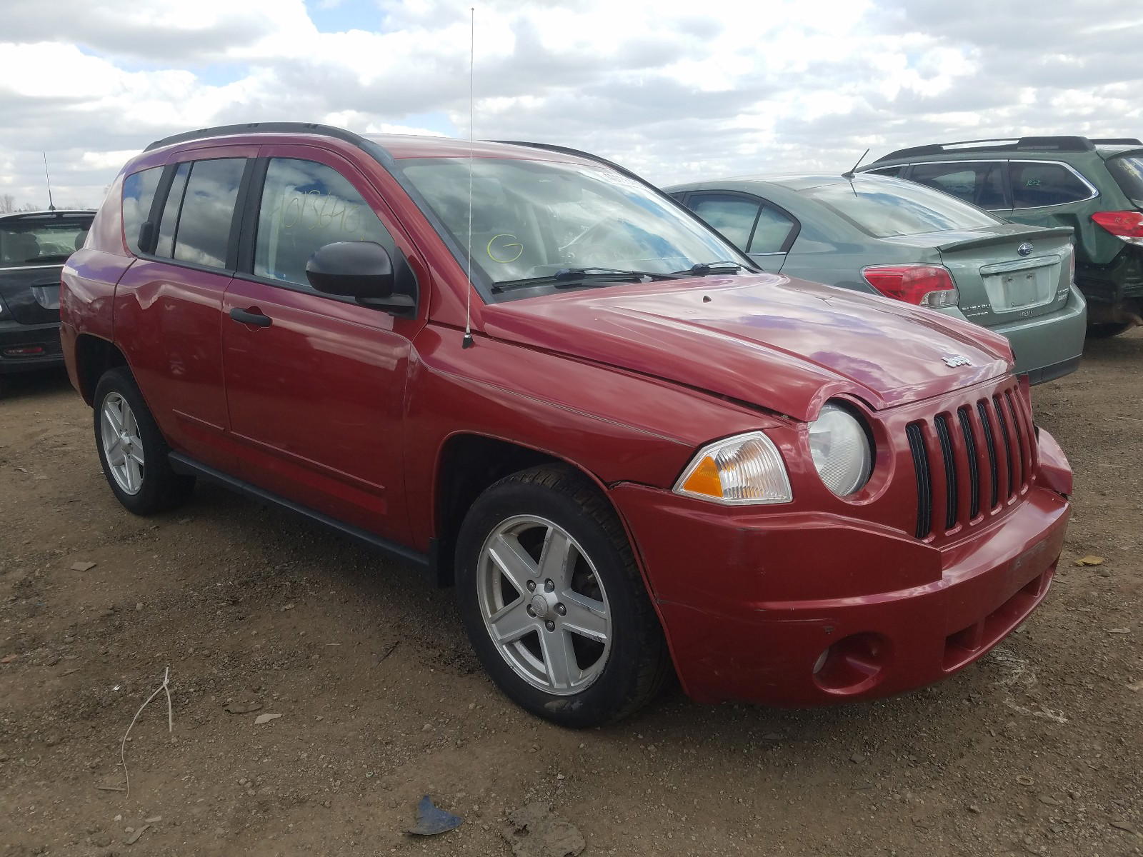 JEEP COMPASS SP 2008 with VIN 1J8FT47W28D759927 - Photo from auction
