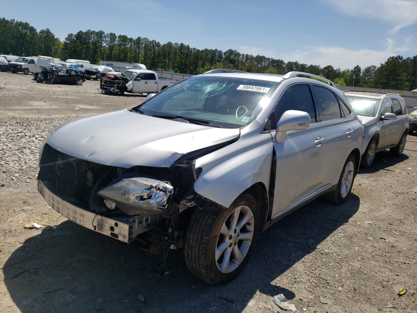 Photo 2 from auction – 2011 LEXUS RX 350 with VIN 2T2ZK1BA6BC049138