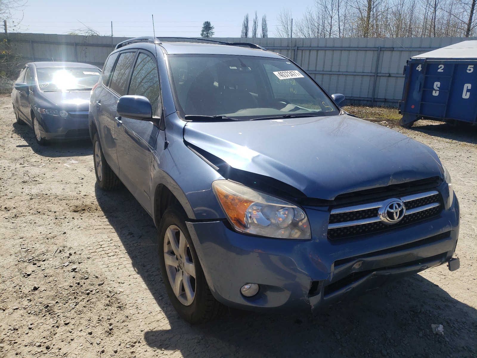 TOYOTA RAV4 LIMIT 2007 with VIN JTMBD31V875123518 - Photo from auction