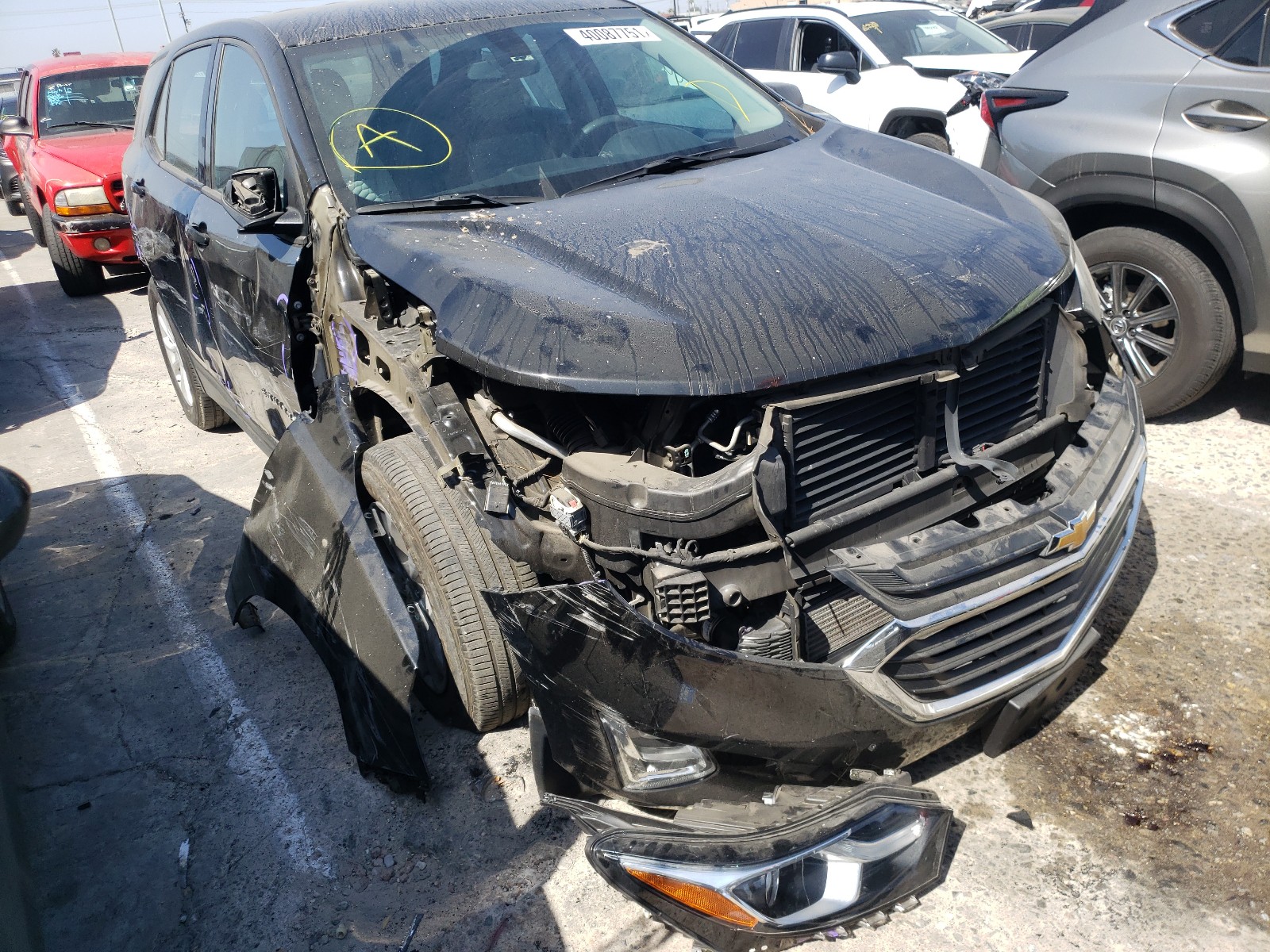 Photo 9 from auction – 2018 CHEVROLET EQUINOX LS with VIN 2GNAXHEV7J6335999