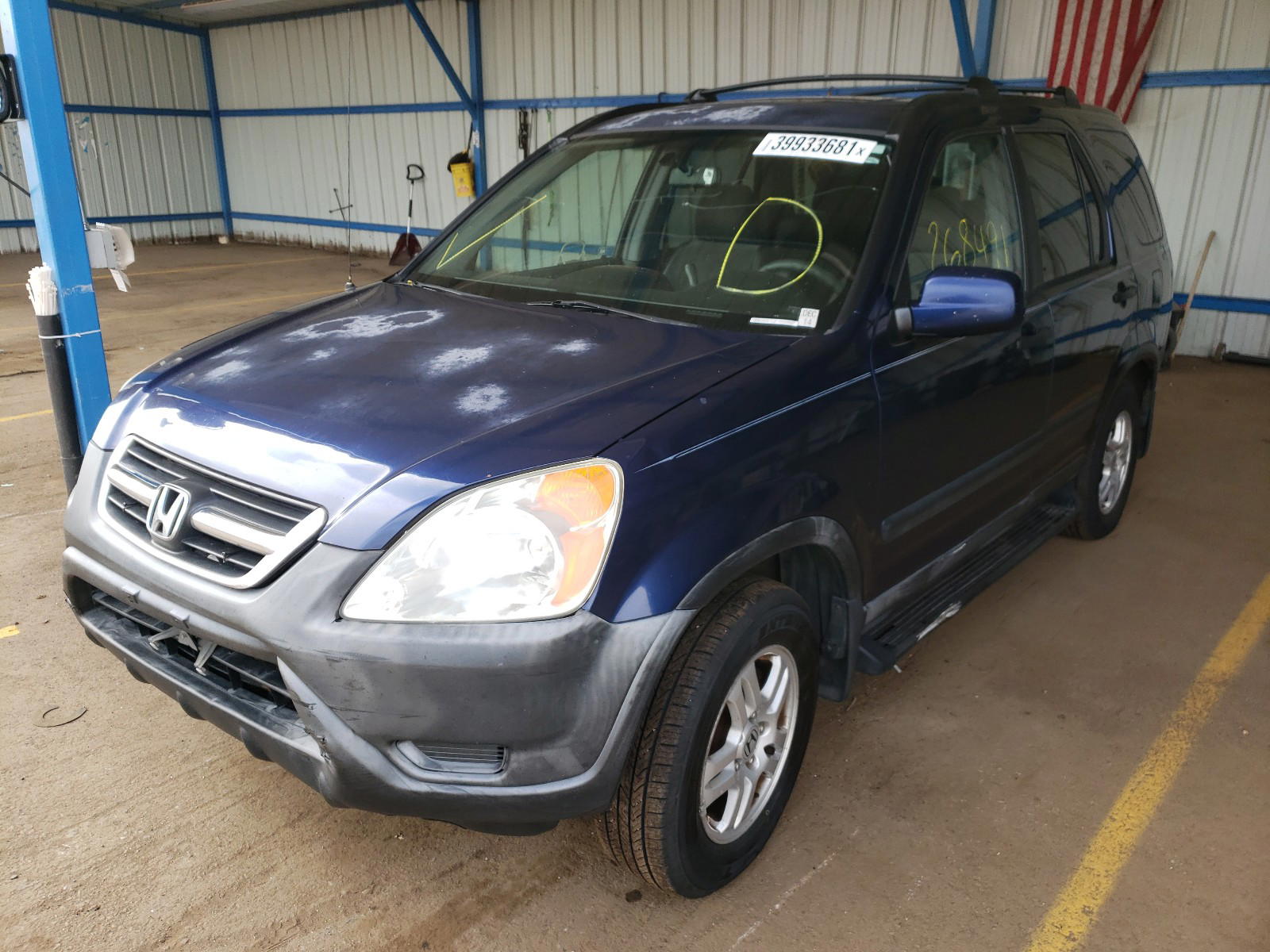 Photo 2 from auction – 2002 HONDA CR-V with VIN JHLRD78882C061065