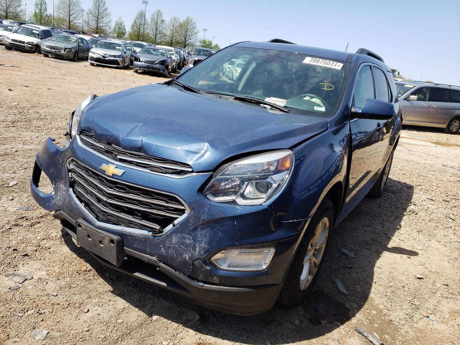 Photo 2 from auction – 2016 CHEVROLET EQUINOX LT with VIN 2GNALCEK4G6317215