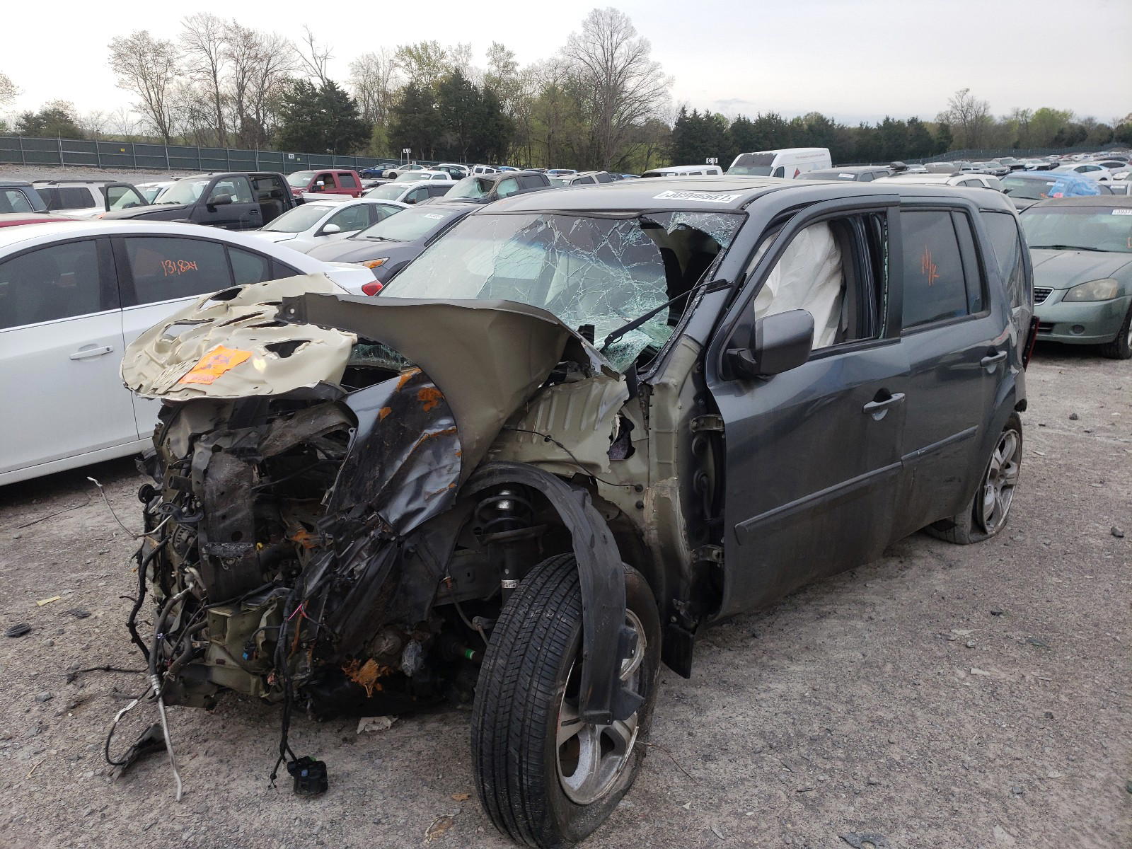 Photo 2 from auction – 2012 HONDA PILOT EXL with VIN 5FNYF3H60CB015454