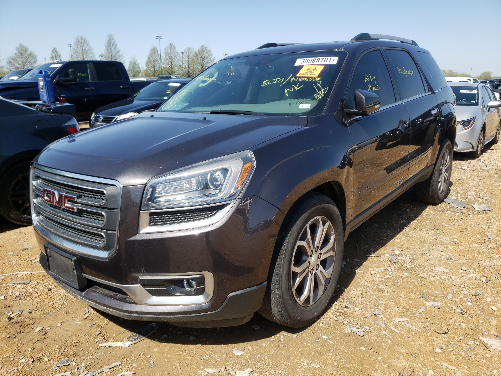 Photo 2 from auction – 2013 GMC ACADIA SLT with VIN 1GKKVRKD3DJ153278