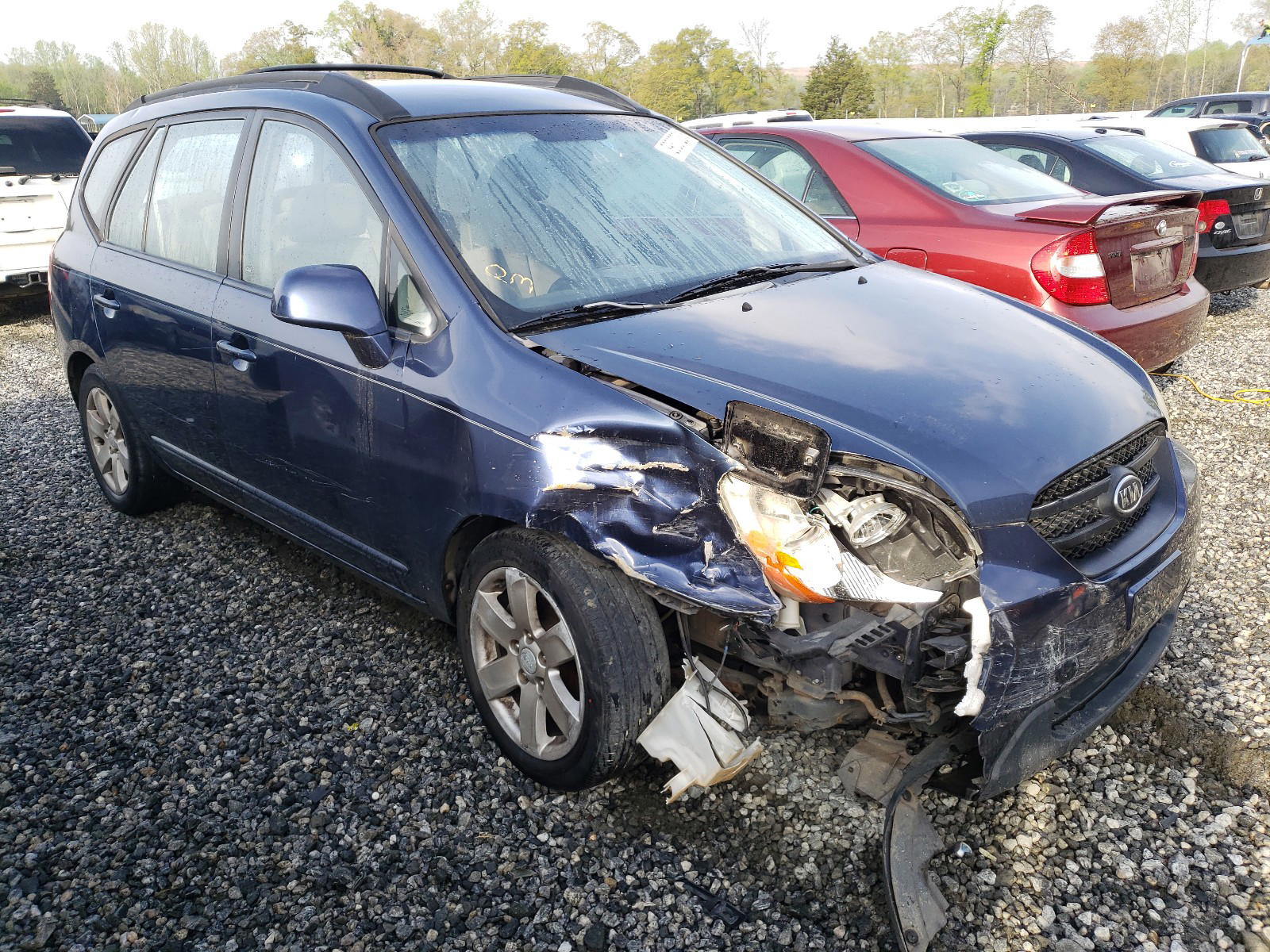KIA RONDO BASE 2008 with VIN KNAFG525087130839 - Photo from auction