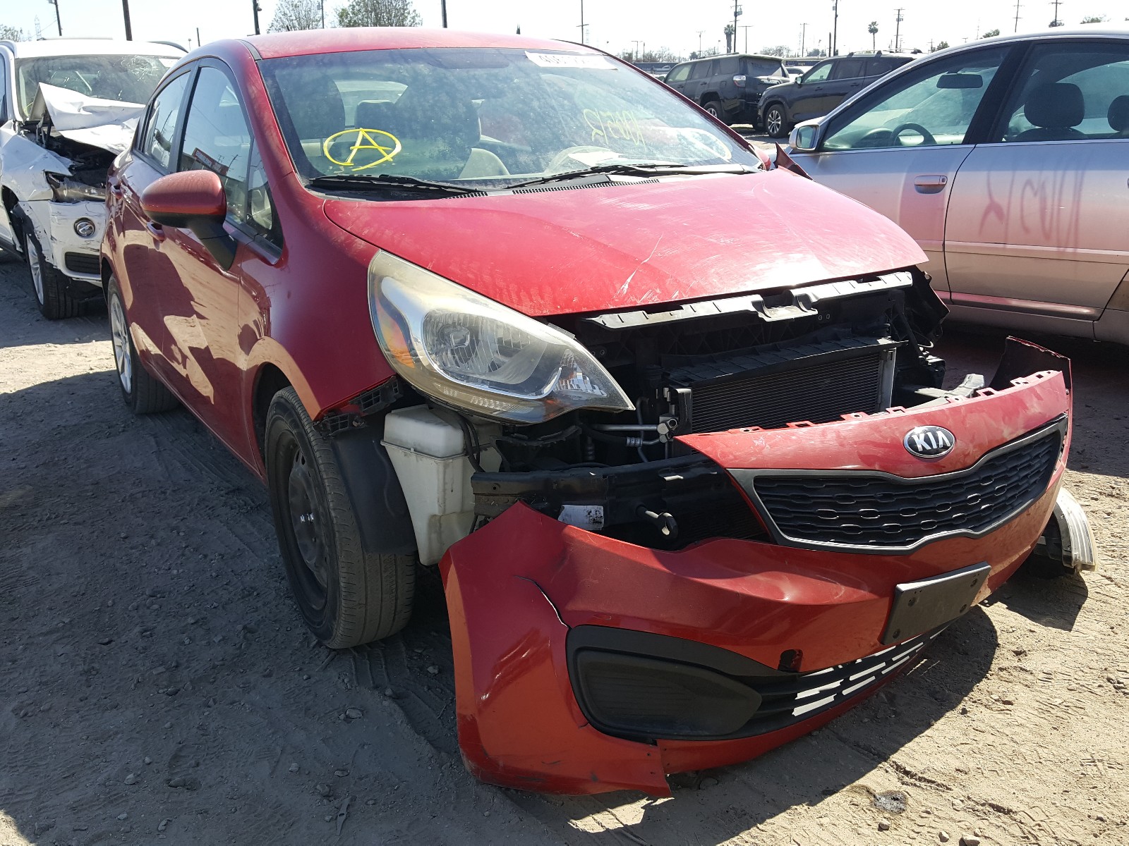 Zdjęcie 1 z aukcji – 2013 KIA RIO LX z VIN KNADM4A38D6231301