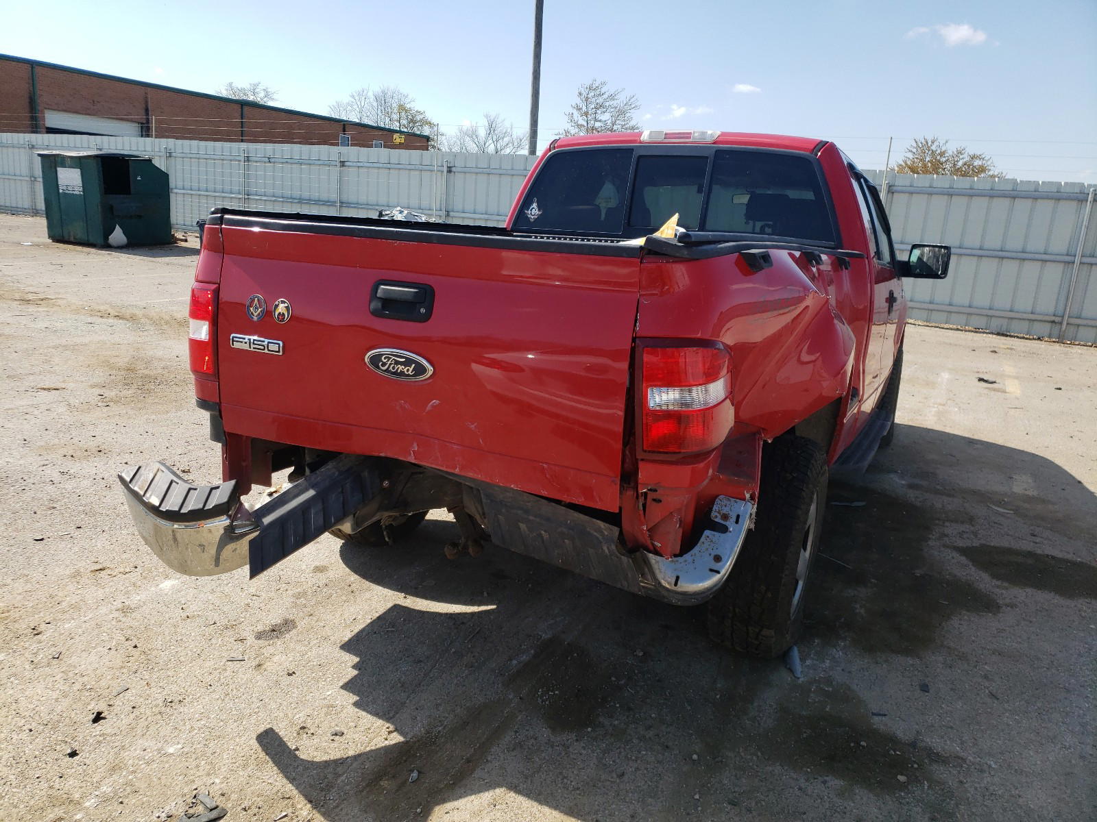 Photo 9 from auction – 2005 FORD F150 with VIN 1FTPX04575KC57166