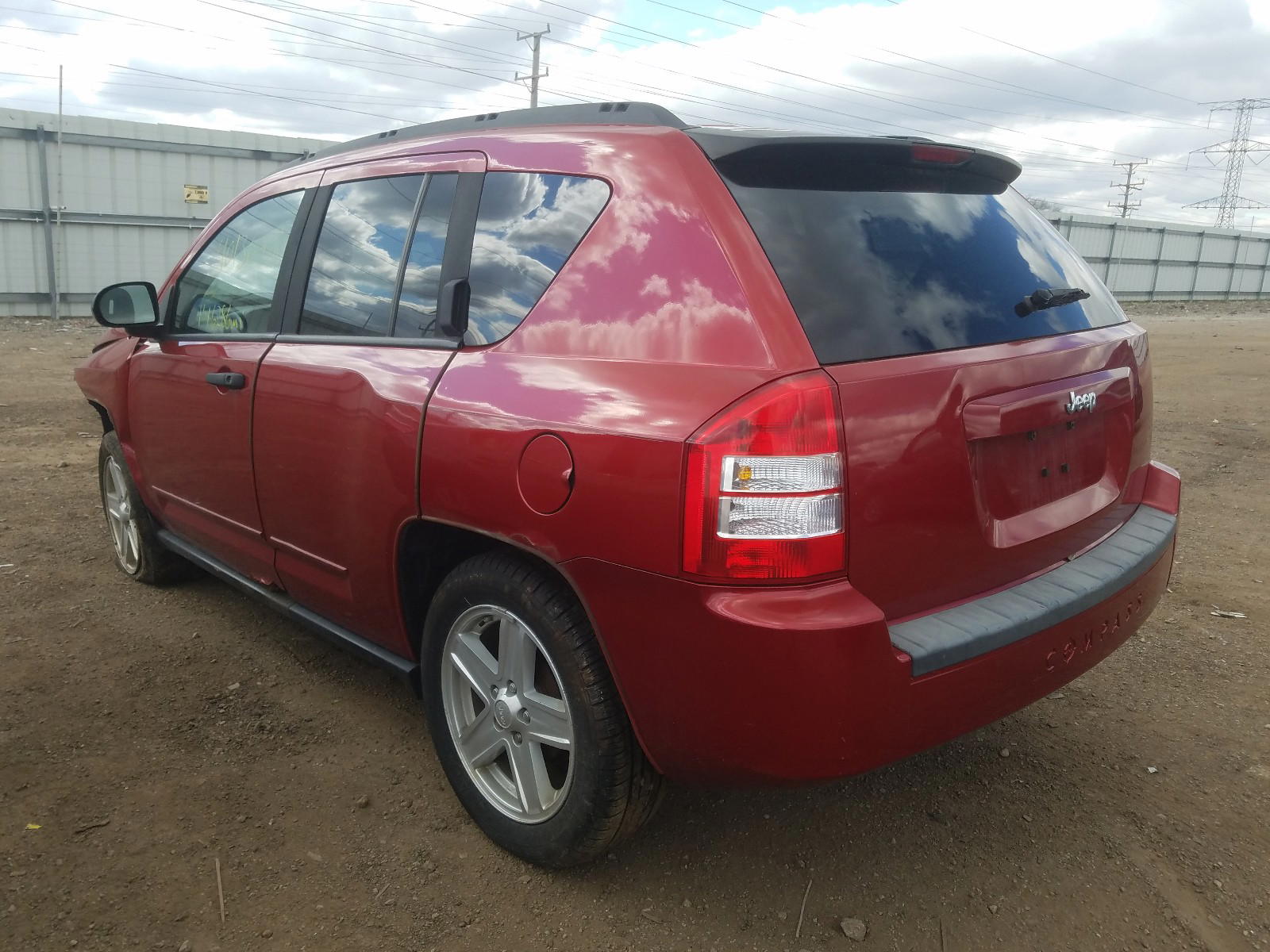 Photo 3 from auction – 2008 JEEP COMPASS SP with VIN 1J8FT47W28D759927