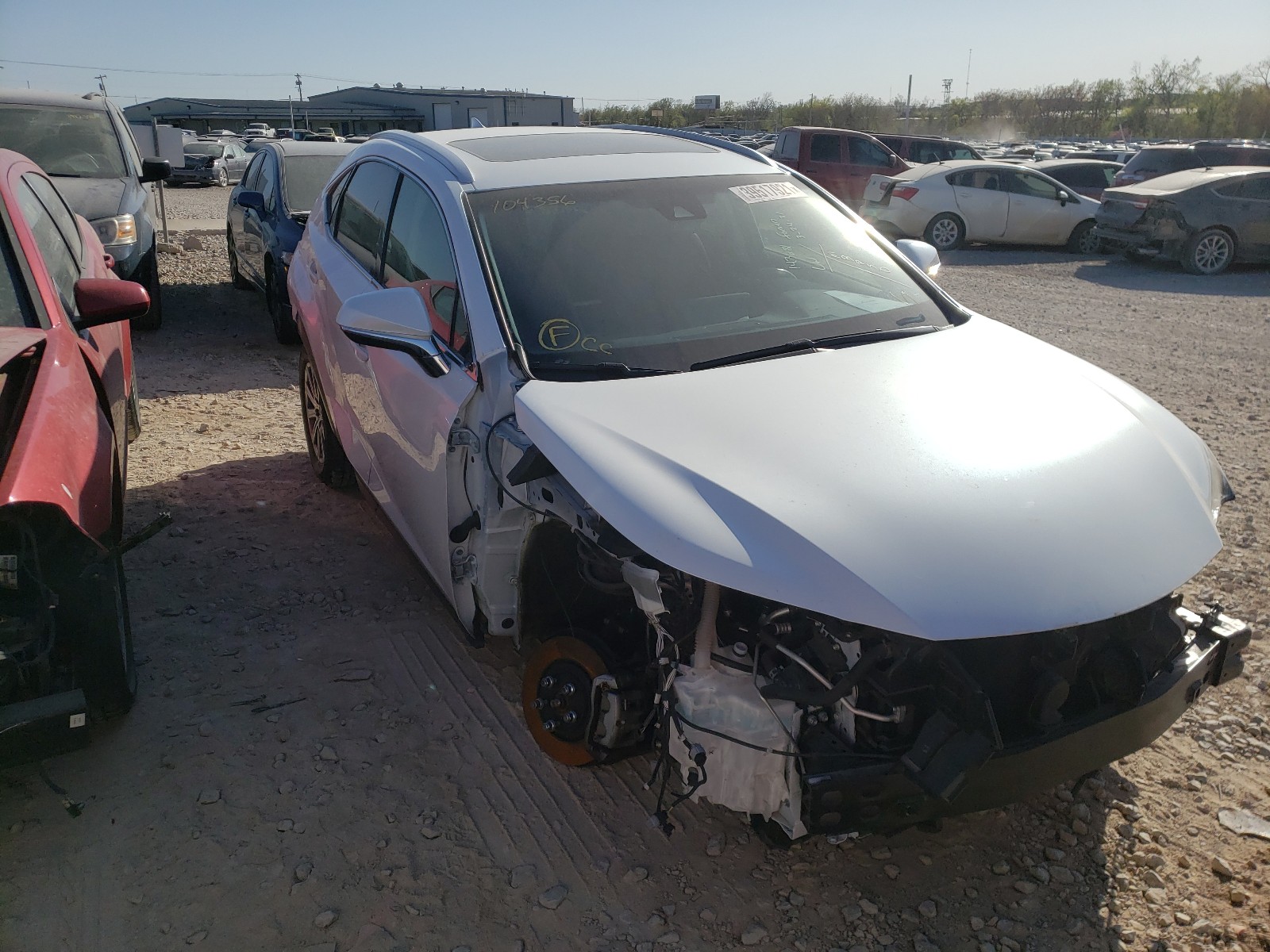 LEXUS NX 300 BAS 2018 with VIN JTJYARBZ5J2104356 - Photo from auction