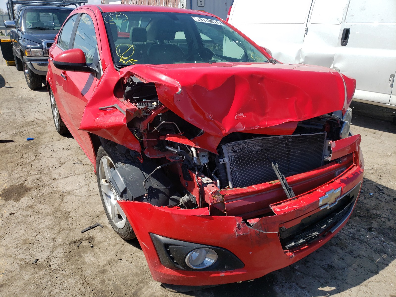 CHEVROLET SONIC LTZ 2015 with VIN 1G1JE5SB2F4106266 - Photo from auction