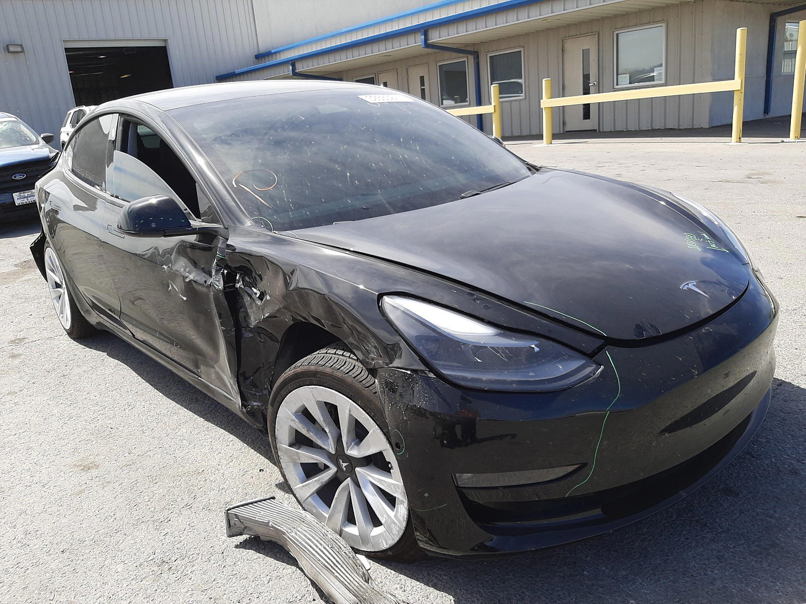 TESLA MODEL 3 2021 with VIN 5YJ3E1EB1MF866831 - Photo from auction