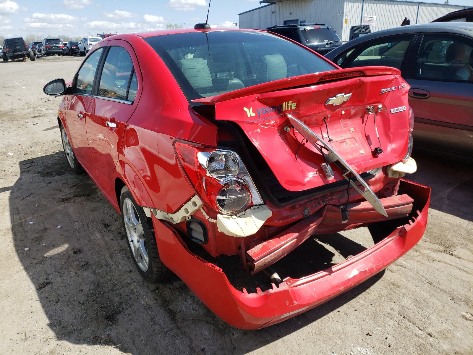 Photo 3 from auction – 2015 CHEVROLET SONIC LTZ with VIN 1G1JE5SB2F4106266