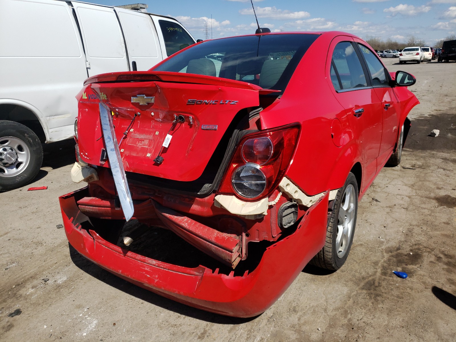 Photo 4 from auction – 2015 CHEVROLET SONIC LTZ with VIN 1G1JE5SB2F4106266