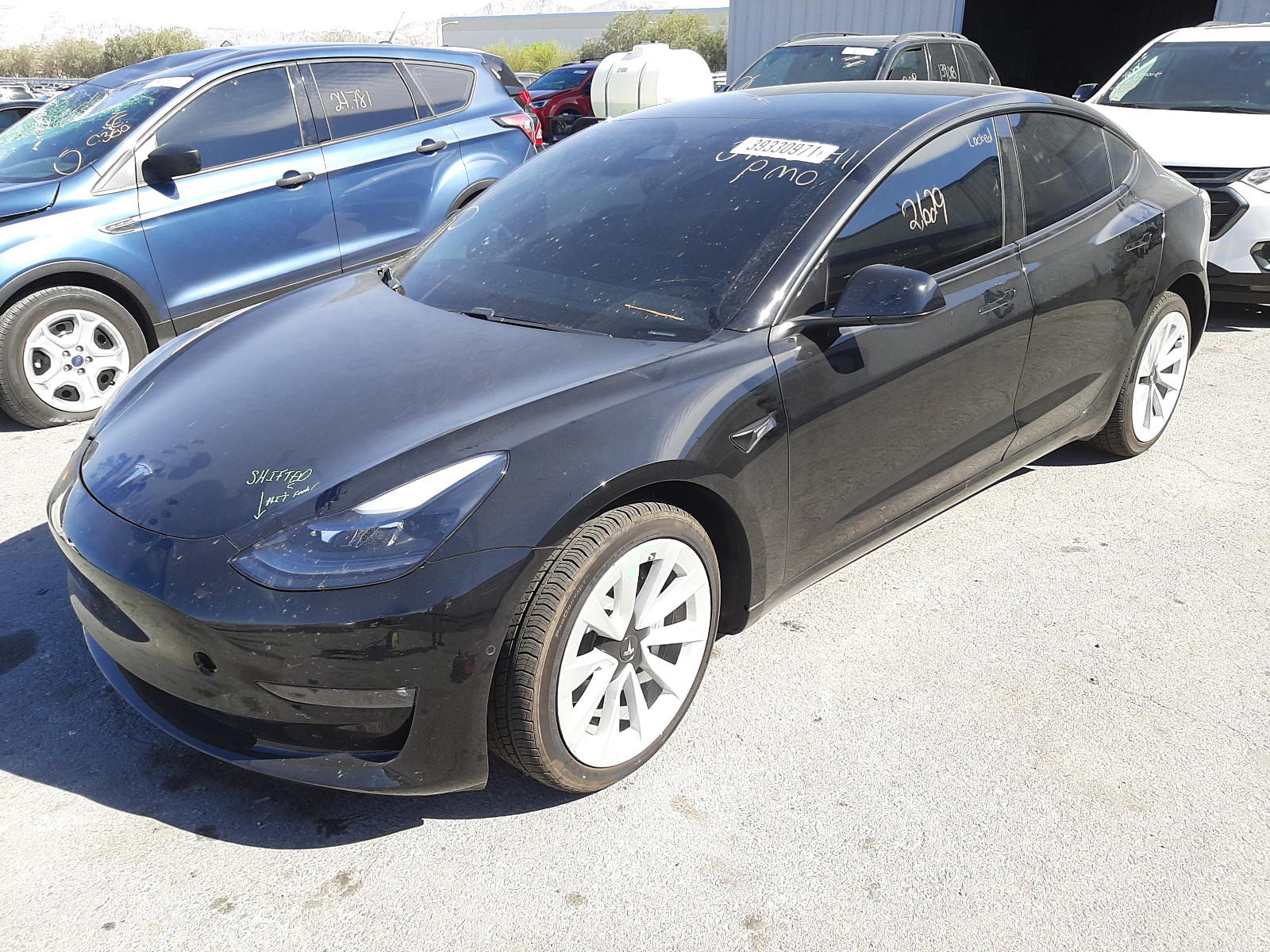 Photo 2 from auction – 2021 TESLA MODEL 3 with VIN 5YJ3E1EB1MF866831
