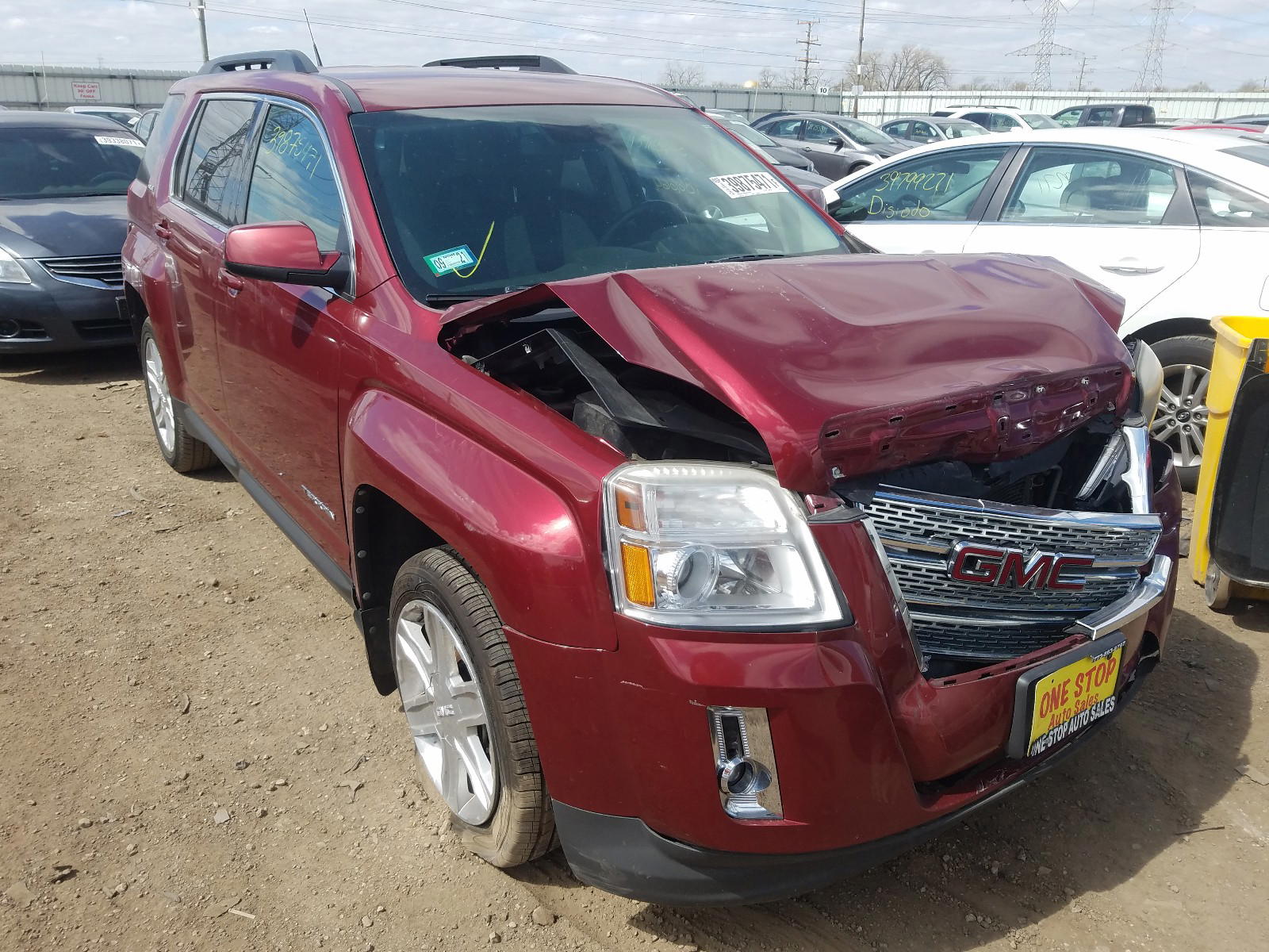 GMC TERRAIN SL 2012 with VIN 2GKFLTEK6C6230557 - Photo from auction