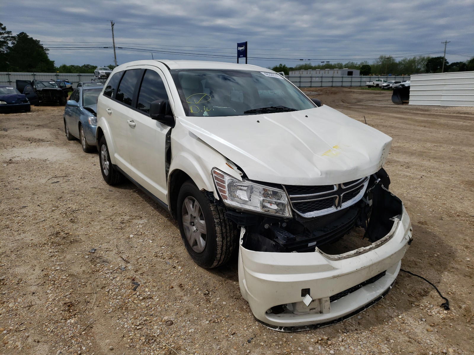 DODGE JOURNEY 2012 with VIN 3C4PDCAB7CT276090 - Photo from auction