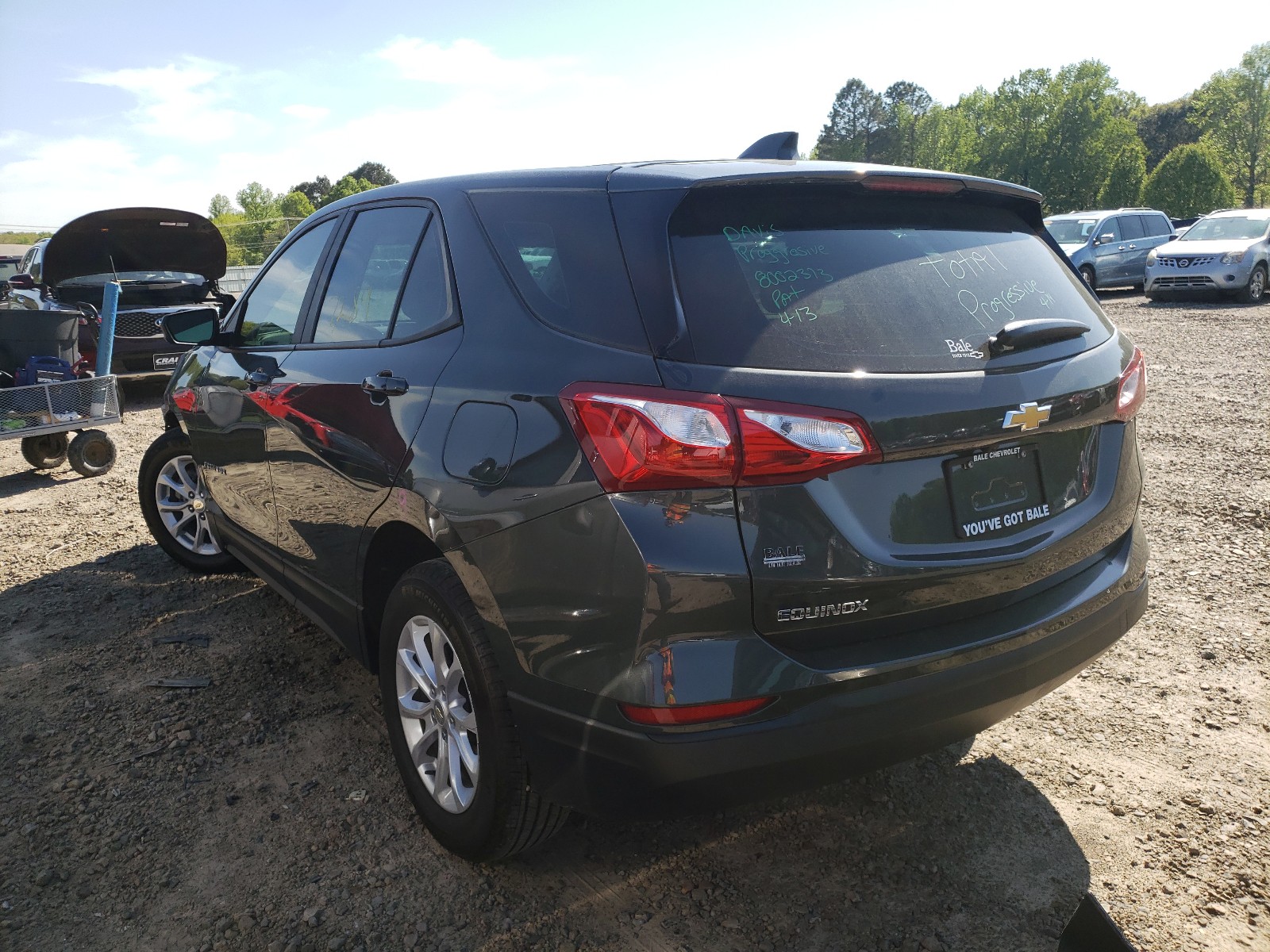 Photo 3 from auction – 2020 CHEVROLET EQUINOX LS with VIN 3GNAXHEV9LS639968