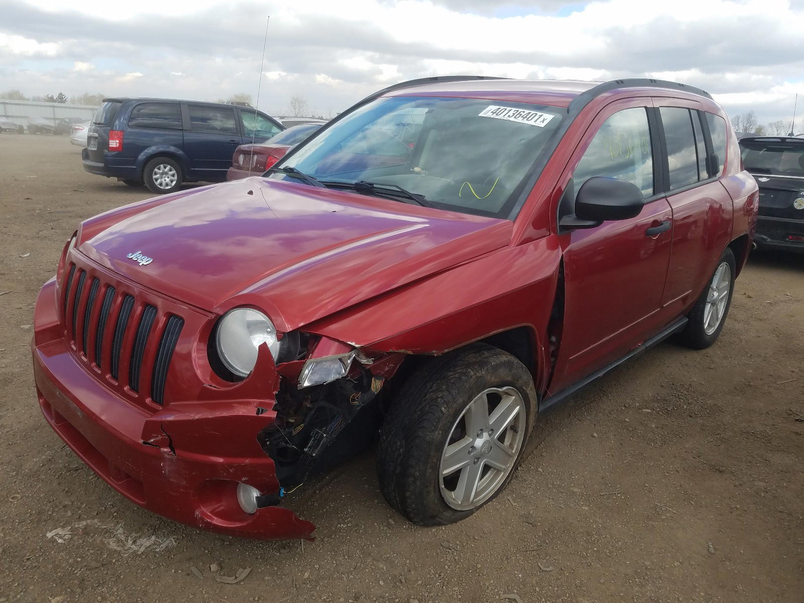 Photo 2 from auction – 2008 JEEP COMPASS SP with VIN 1J8FT47W28D759927