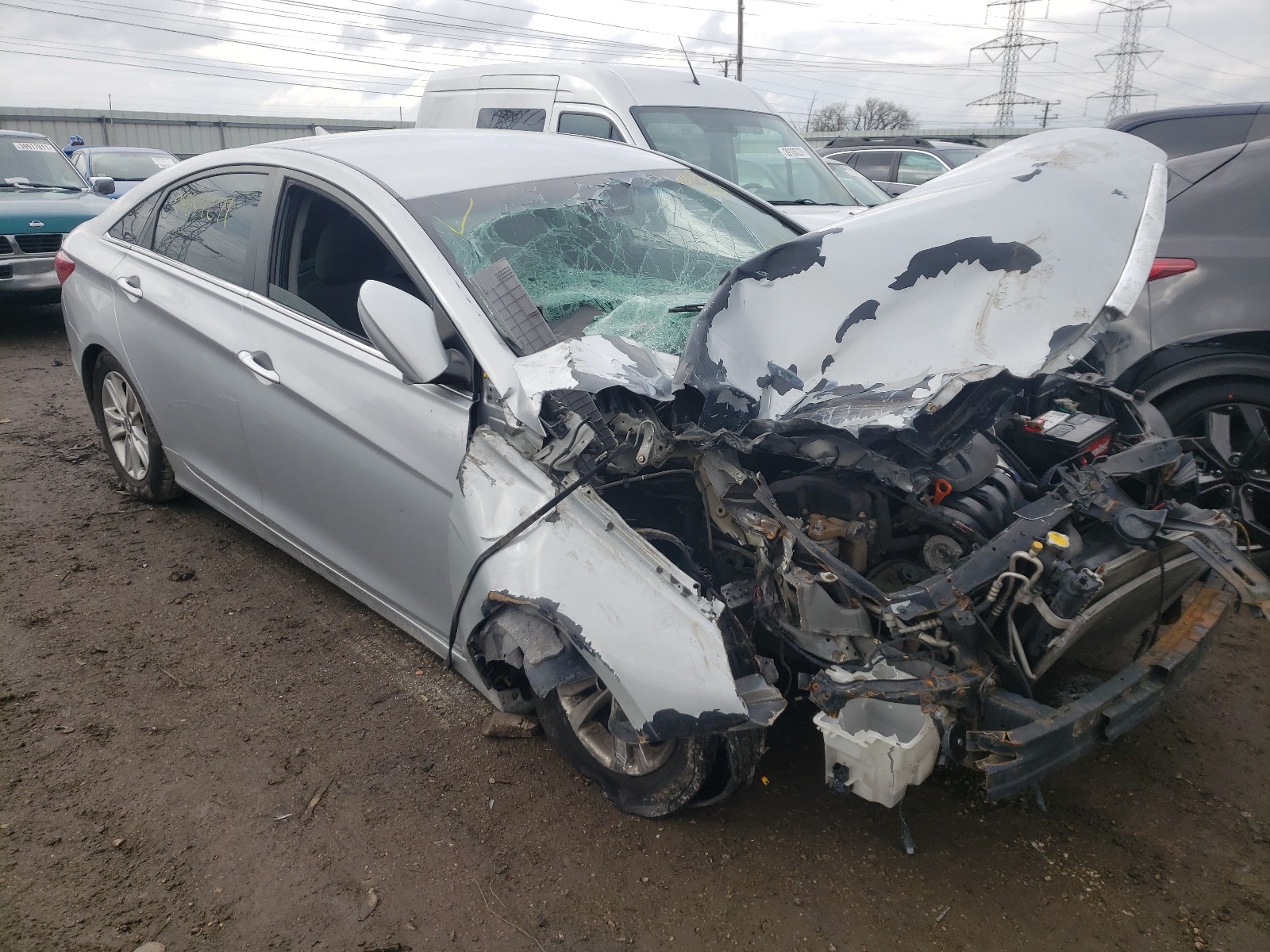 HYUNDAI SONATA GLS 2011 with VIN 5NPEB4AC3BH189197 - Photo from auction