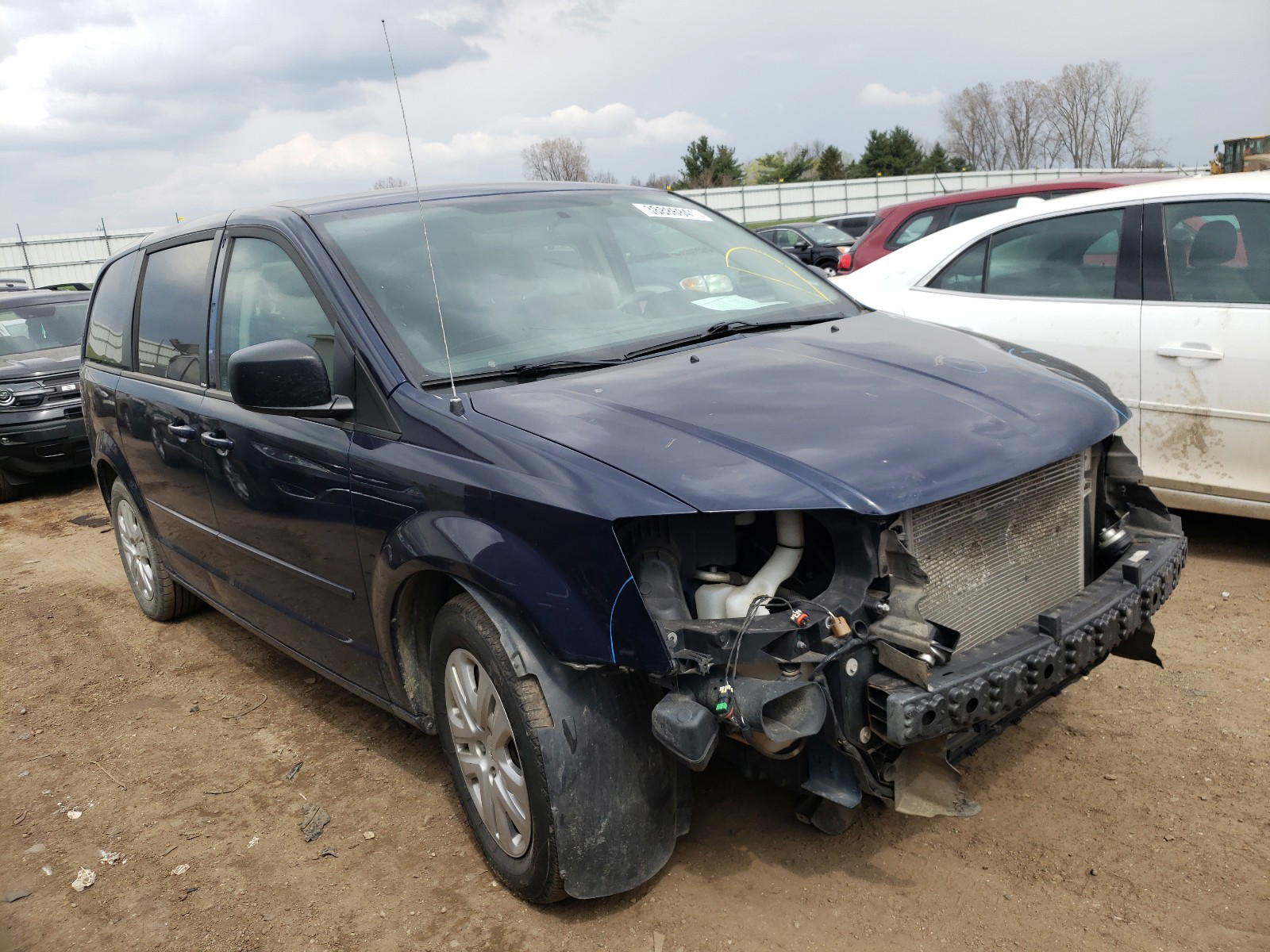 DODGE GRAND CARA 2014 with VIN 2C4RDGBG2ER296618 - Photo from auction