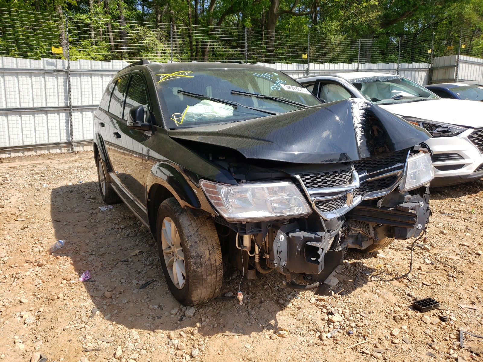 DODGE JOURNEY SX 2017 with VIN 3C4PDCBG0HT507140 - Photo from auction