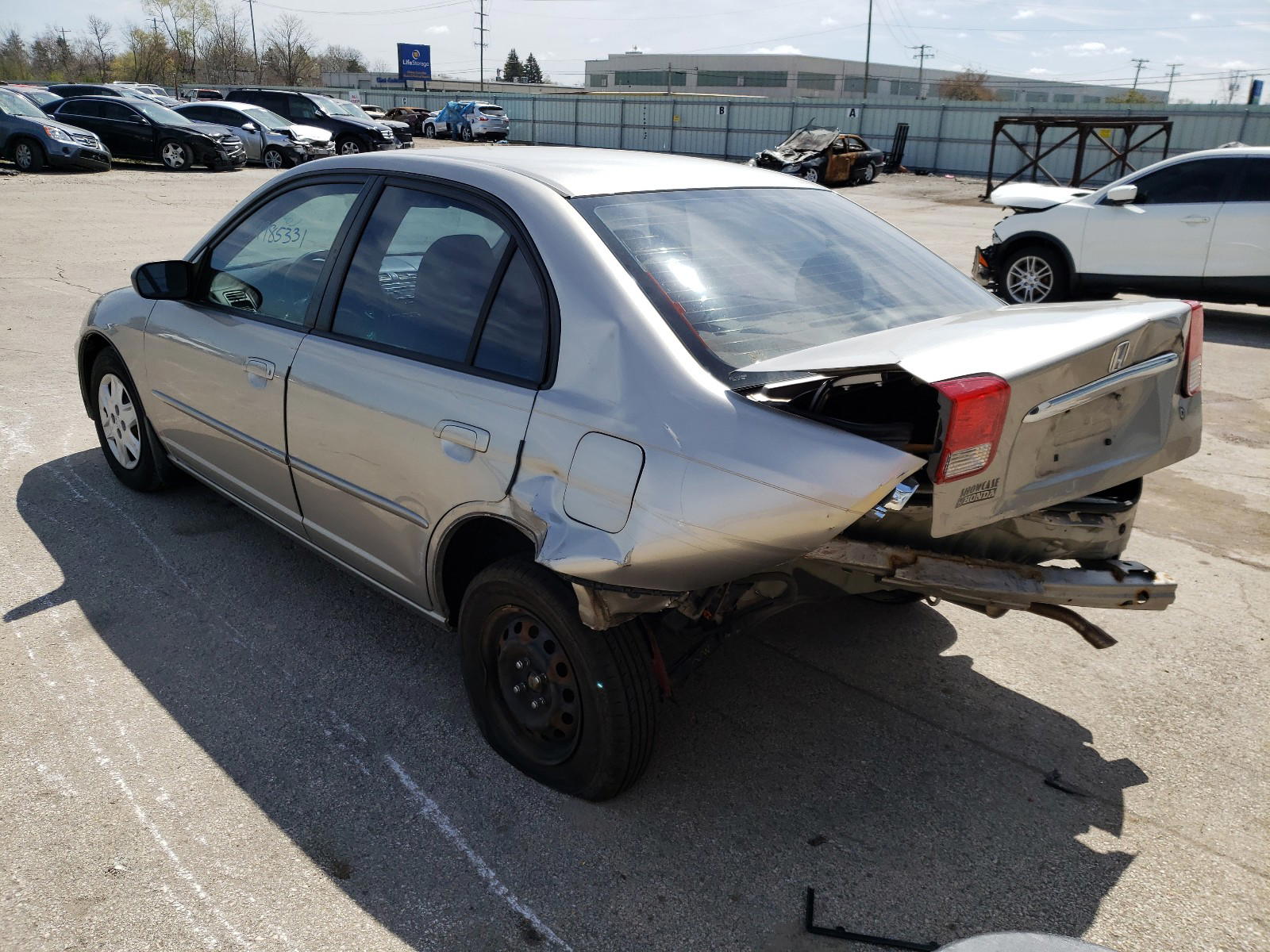 Photo 3 from auction – 2003 HONDA CIVIC with VIN 1HGES16583L018291