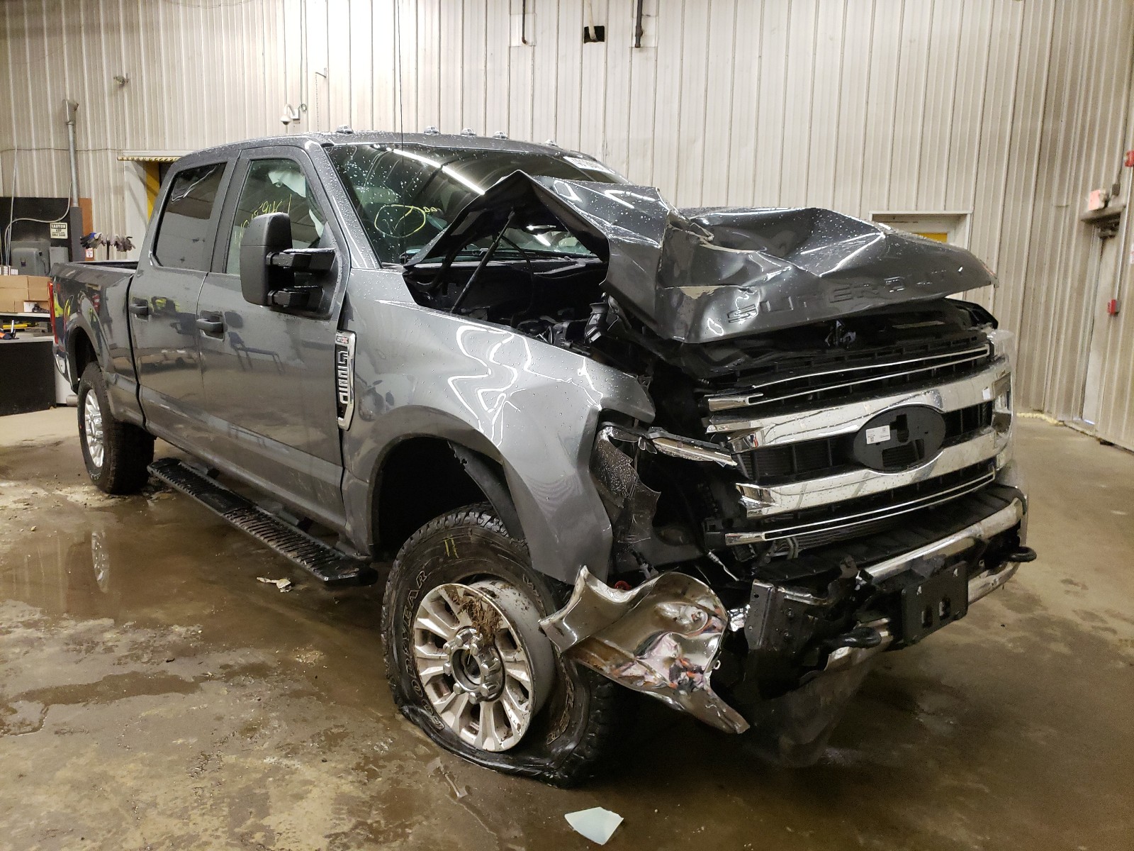 FORD F250 SUPER 2021 with VIN 1FT7W2B63MEC01457 - Photo from auction