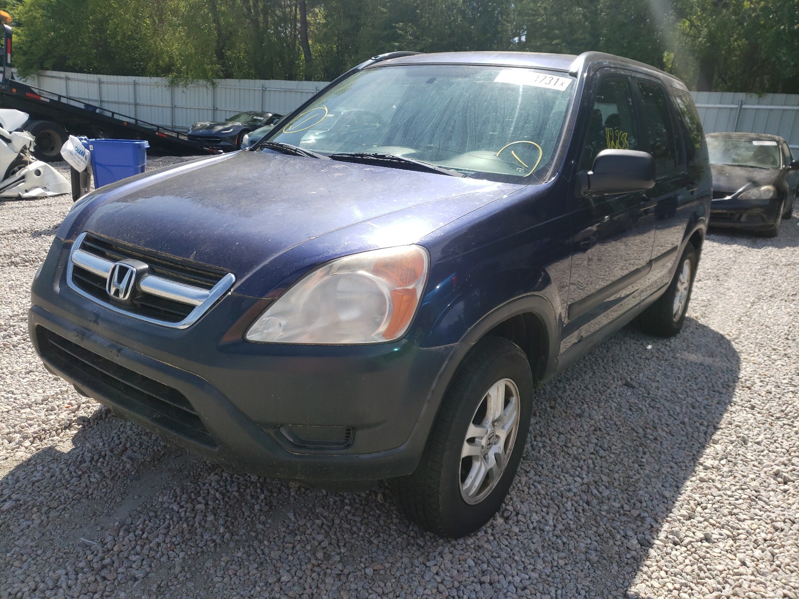 Photo 2 from auction – 2003 HONDA CR-V EX with VIN JHLRD78813C009889