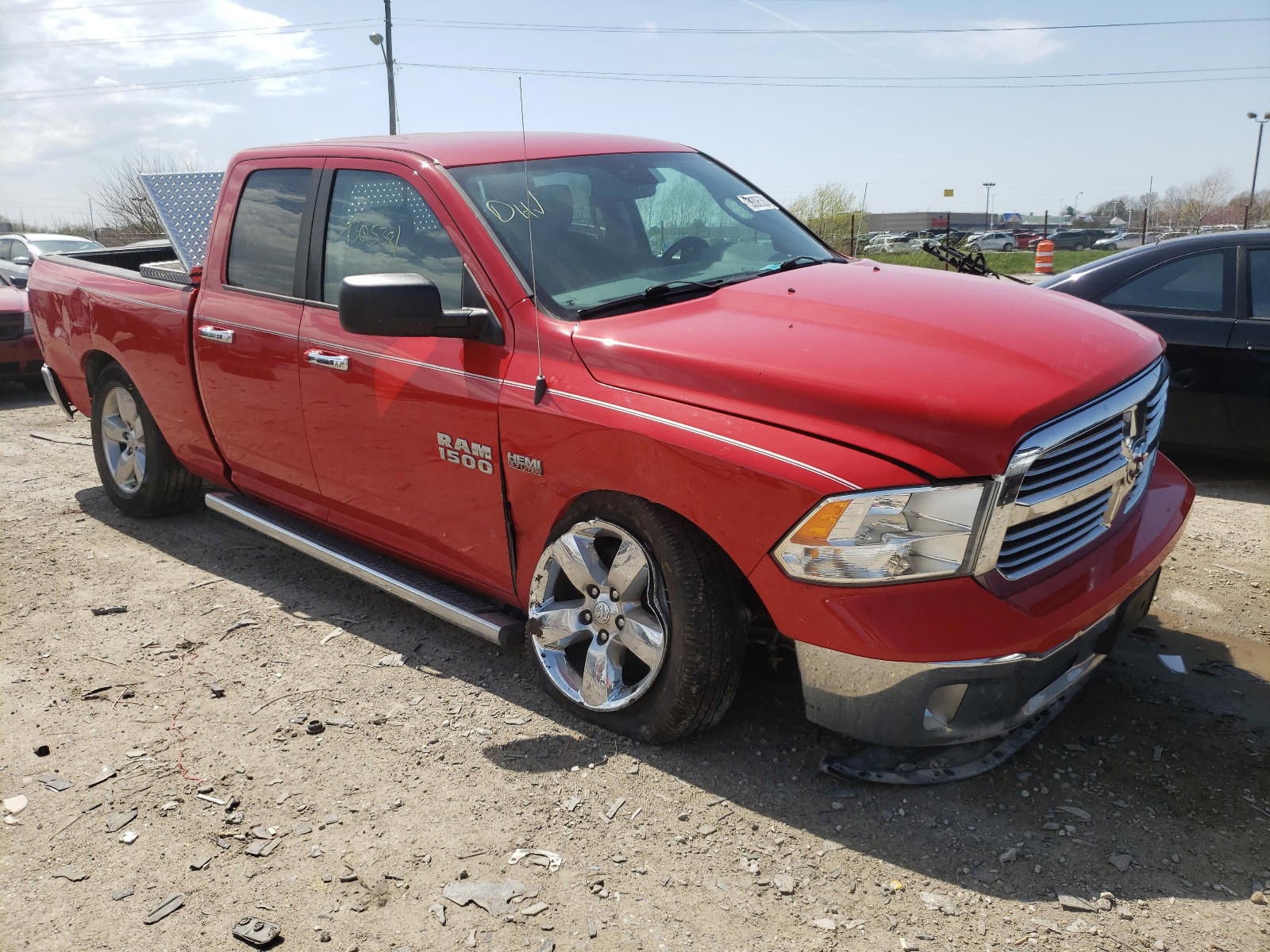 RAM 1500 SLT 2015 with VIN 1C6RR7GT9FS625071 - Photo from auction