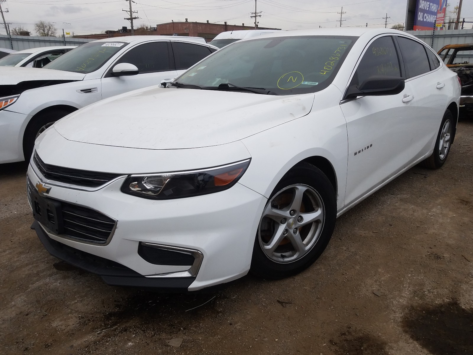 Photo 2 from auction – 2017 CHEVROLET MALIBU LS with VIN 1G1ZB5ST2HF136220