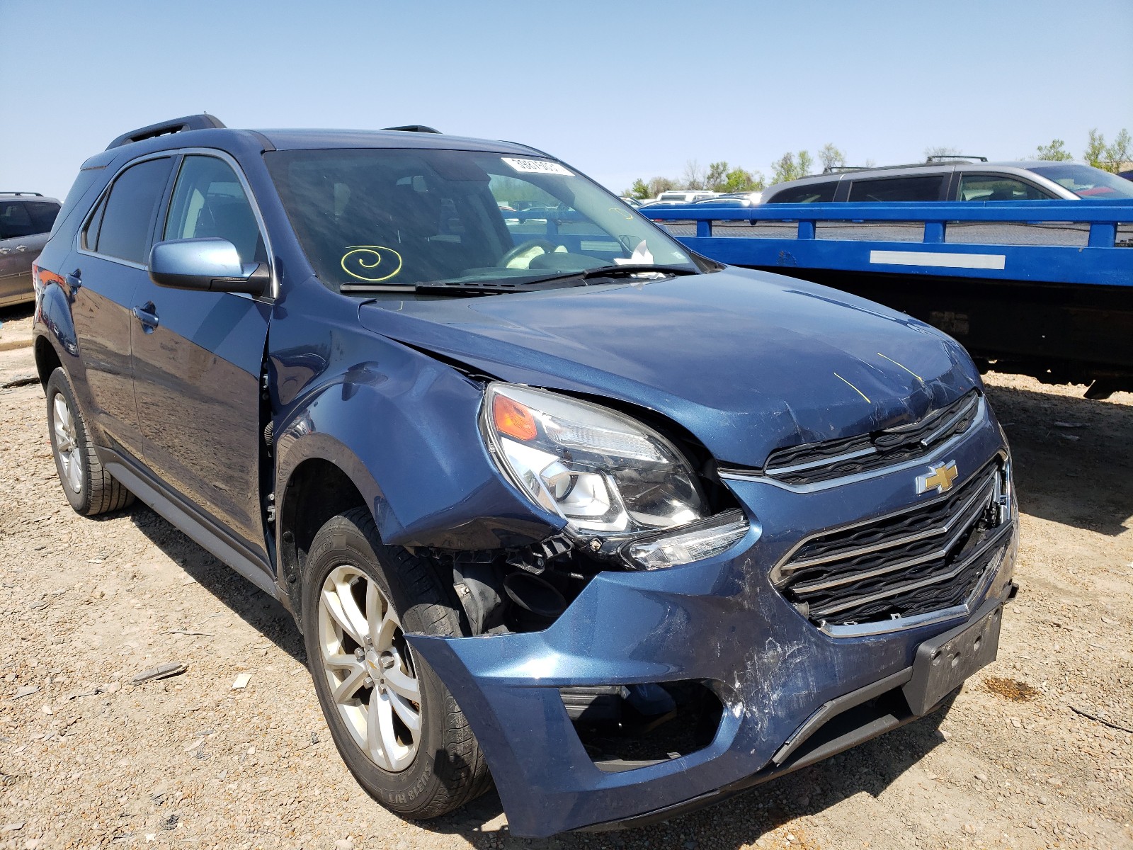 Photo 1 from auction – 2016 CHEVROLET EQUINOX LT with VIN 2GNALCEK4G6317215