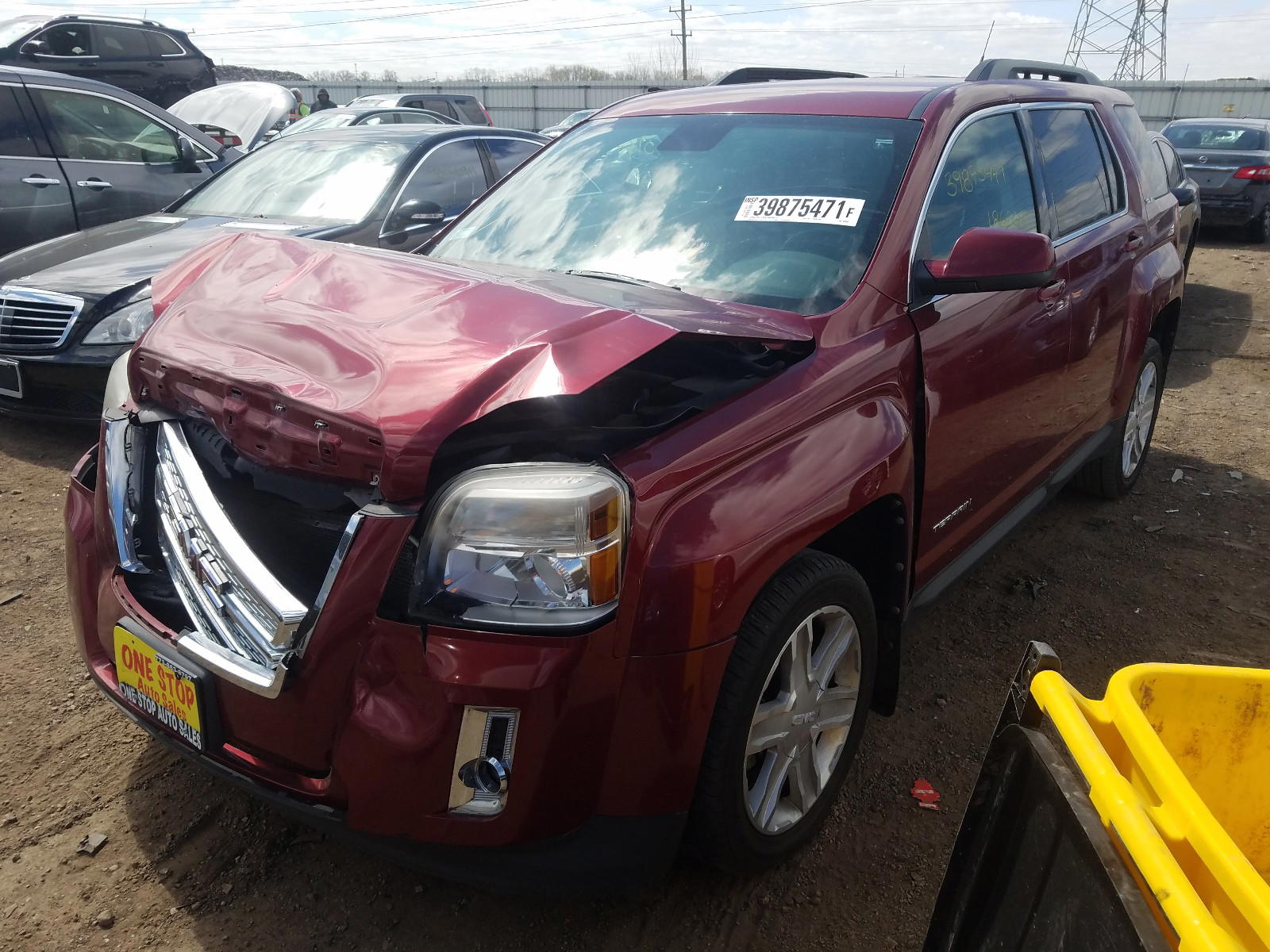 Photo 2 from auction – 2012 GMC TERRAIN SL with VIN 2GKFLTEK6C6230557