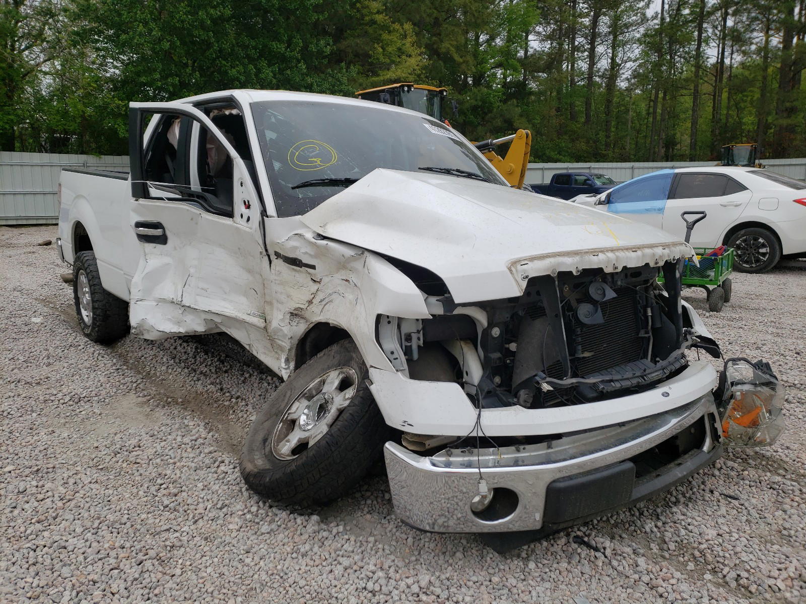 FORD F150 2013 with VIN 1FTFX1CT9DKD10207 - Photo from auction